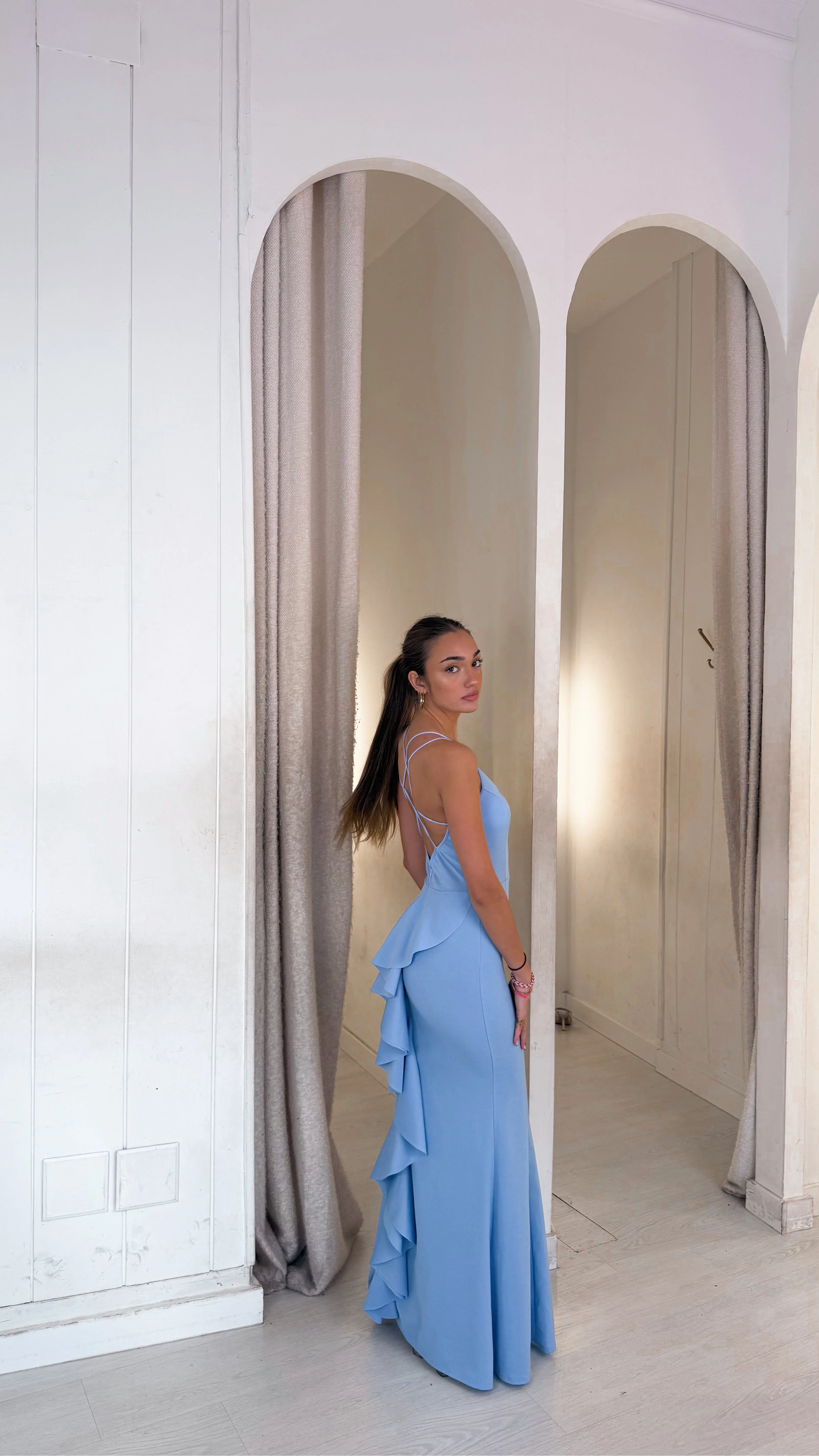 Alana dress - baby blue - Image 3