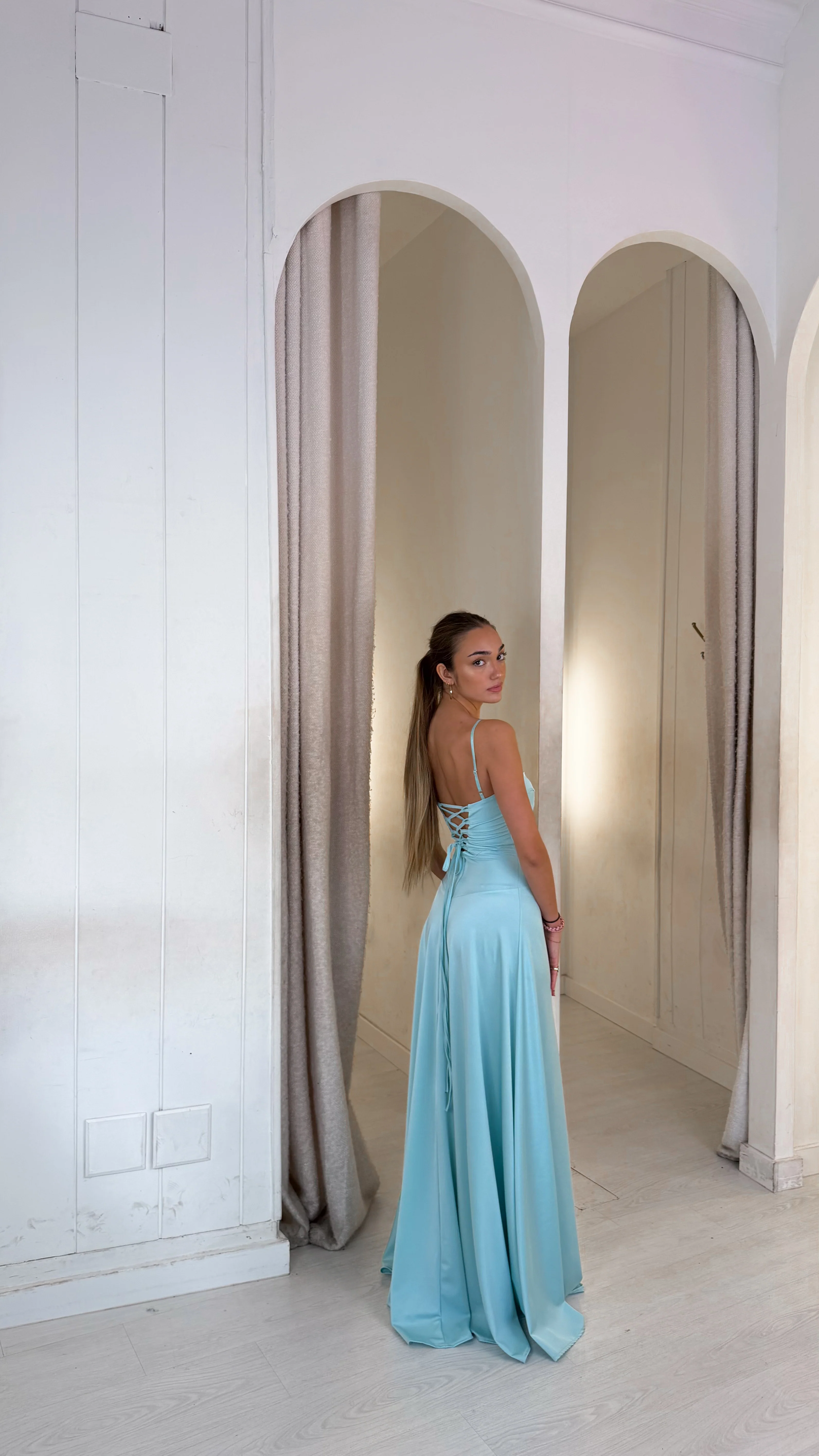 Alessandra dress - agua - Image 2