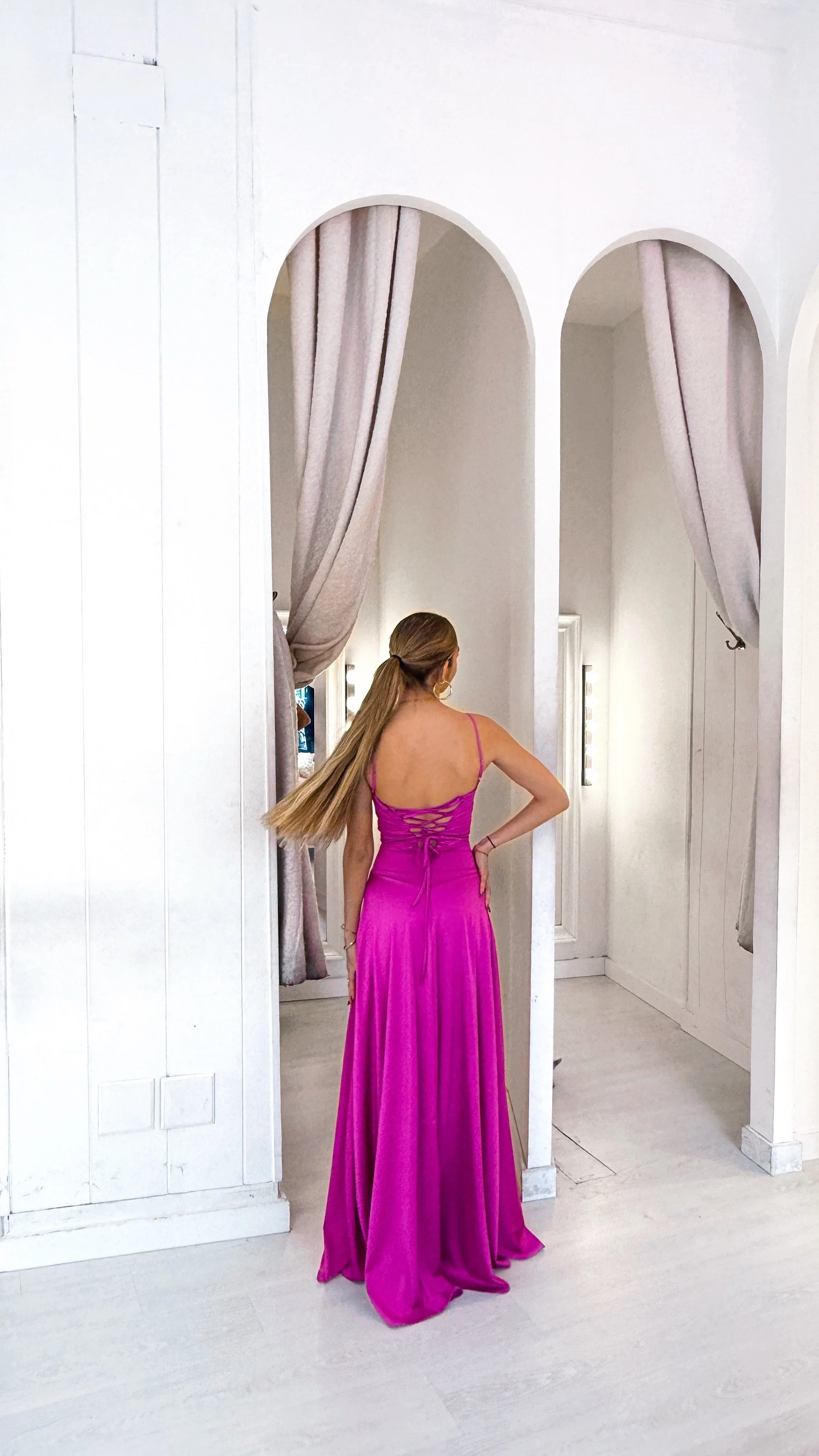 Alessandra dress - buganvilla - Image 2