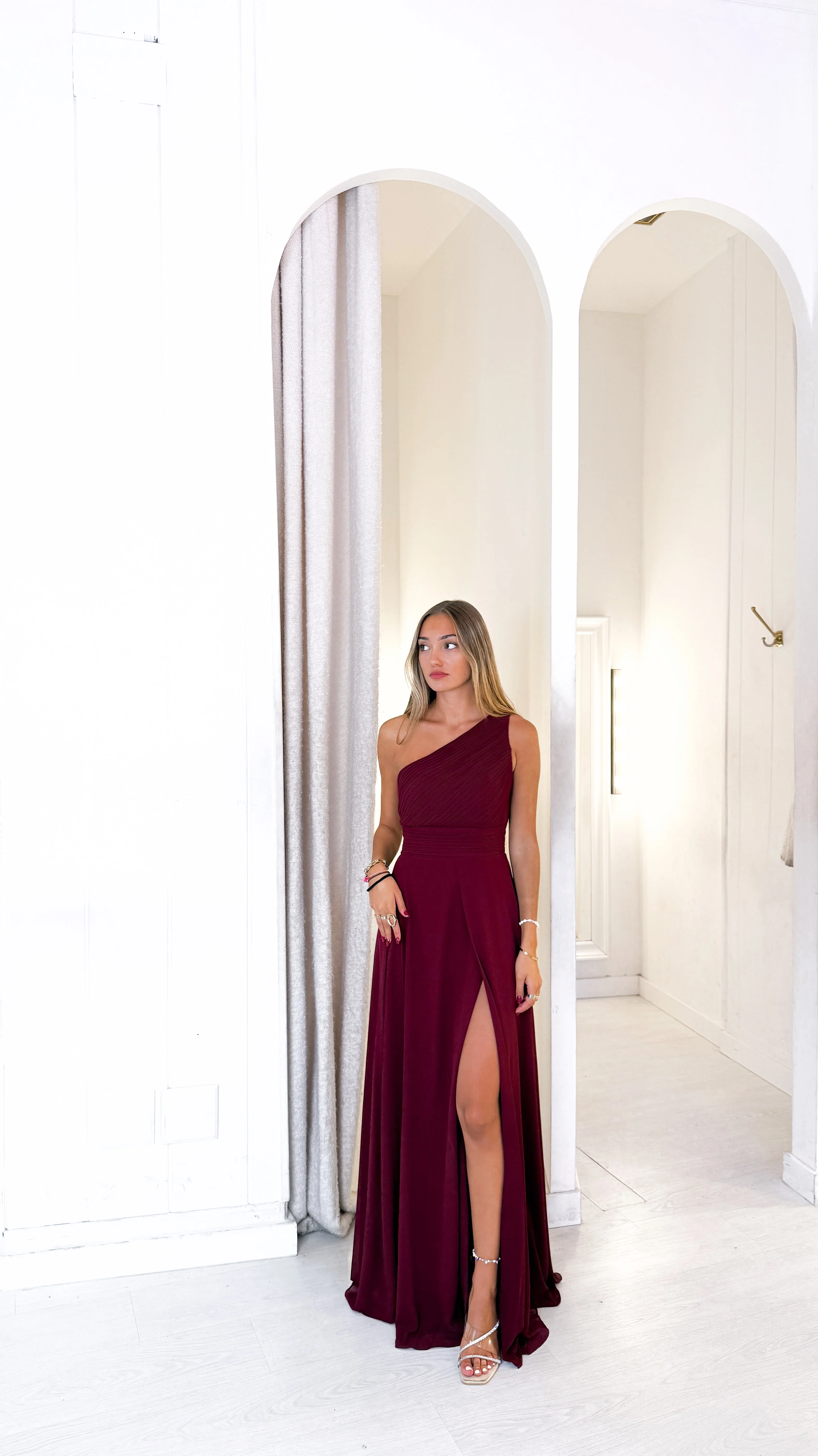 Atenea dress - burdeos