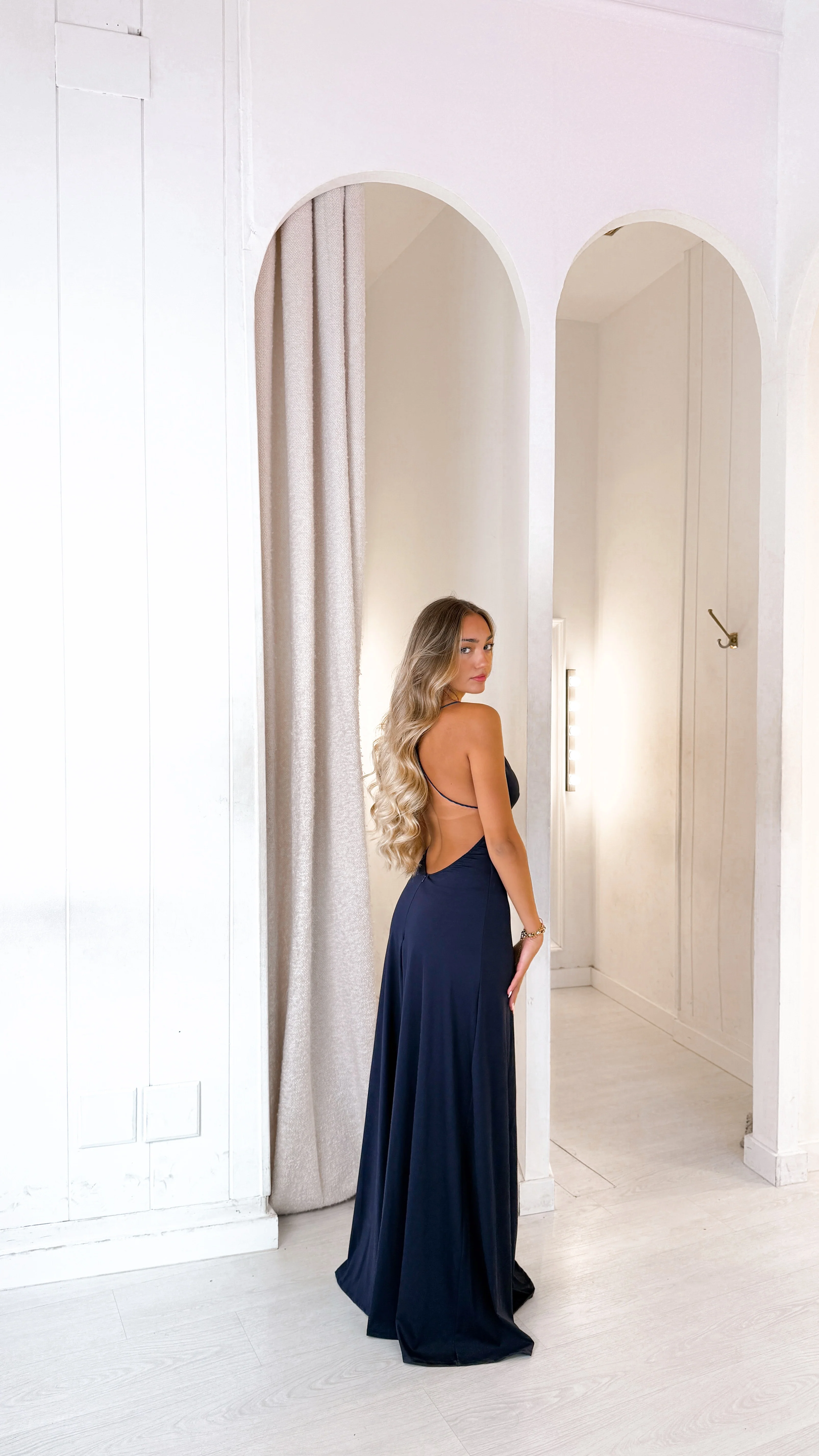 Aura dress - azul marino - Image 5