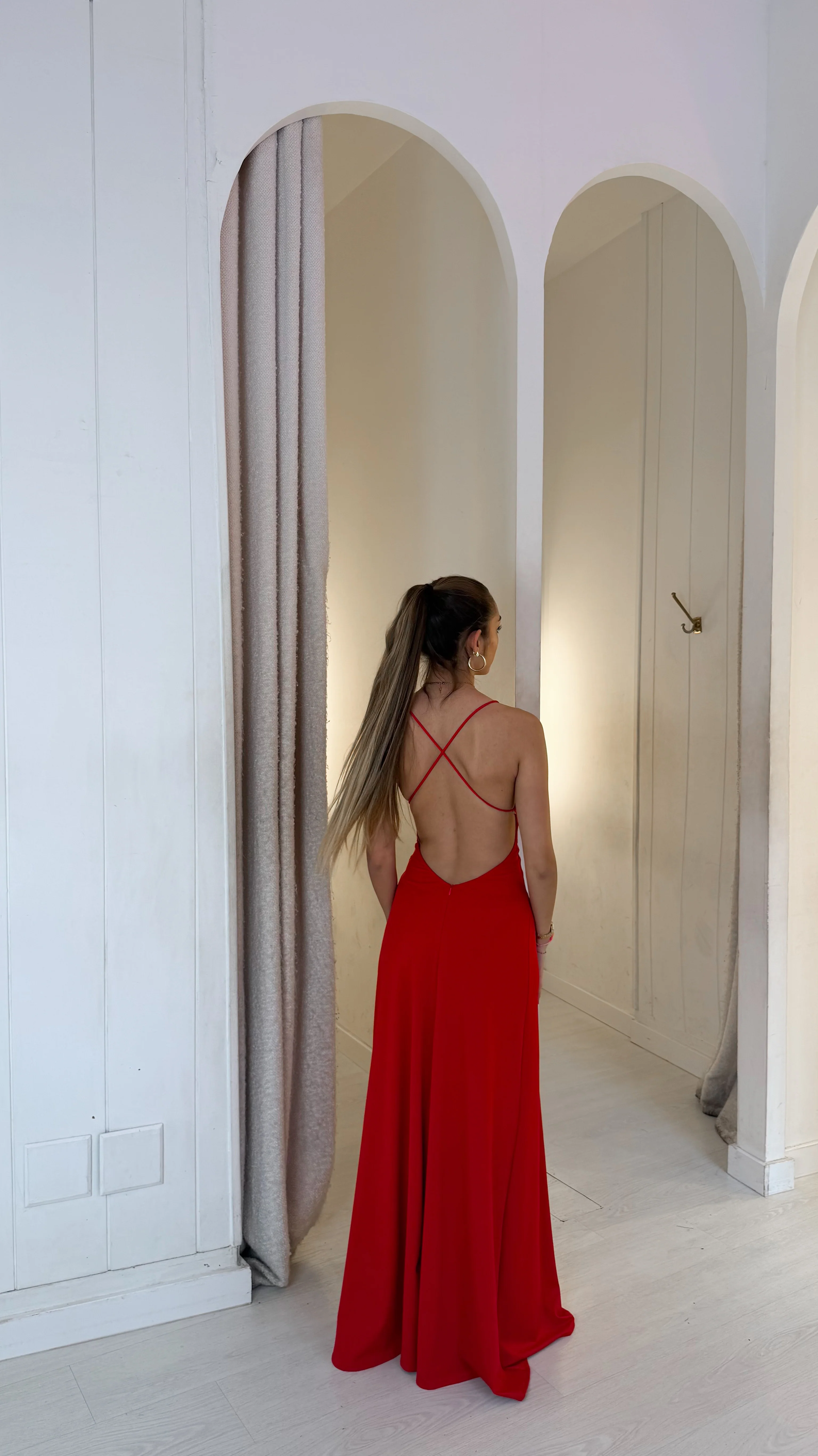 Aura dress - rojo