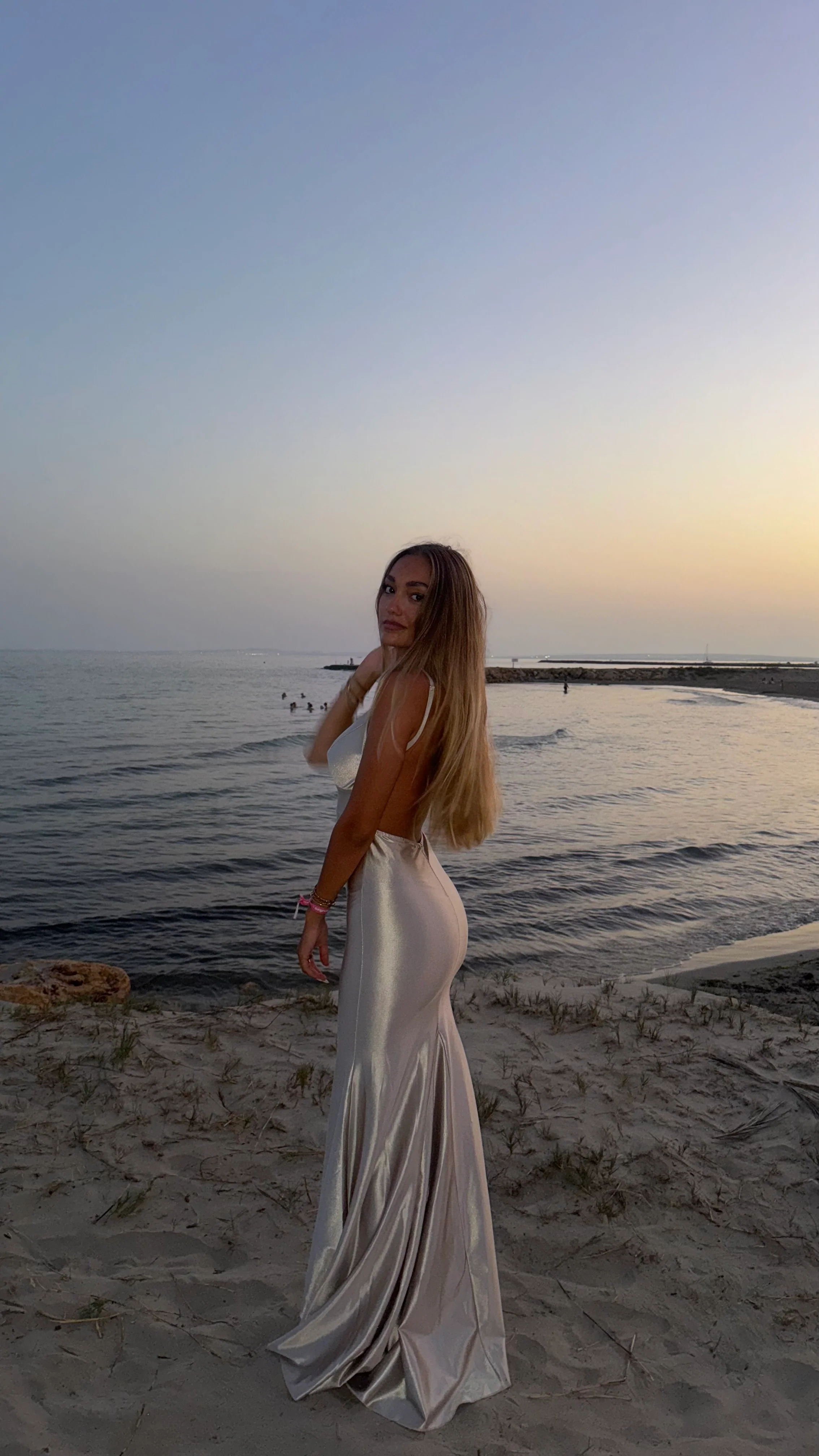 Berry dress - champagne - Image 6