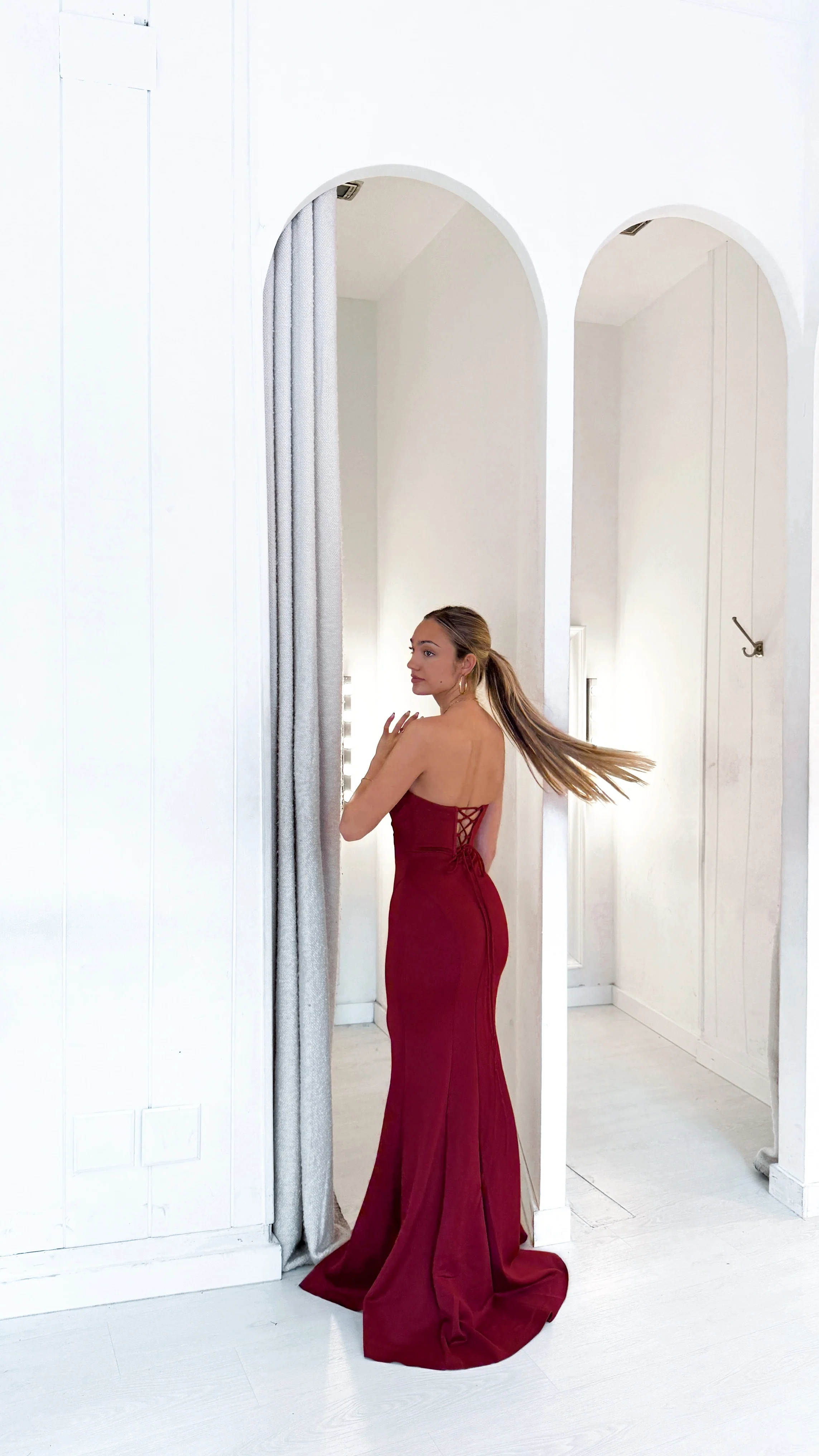 Blush dress - burdeos - Image 2