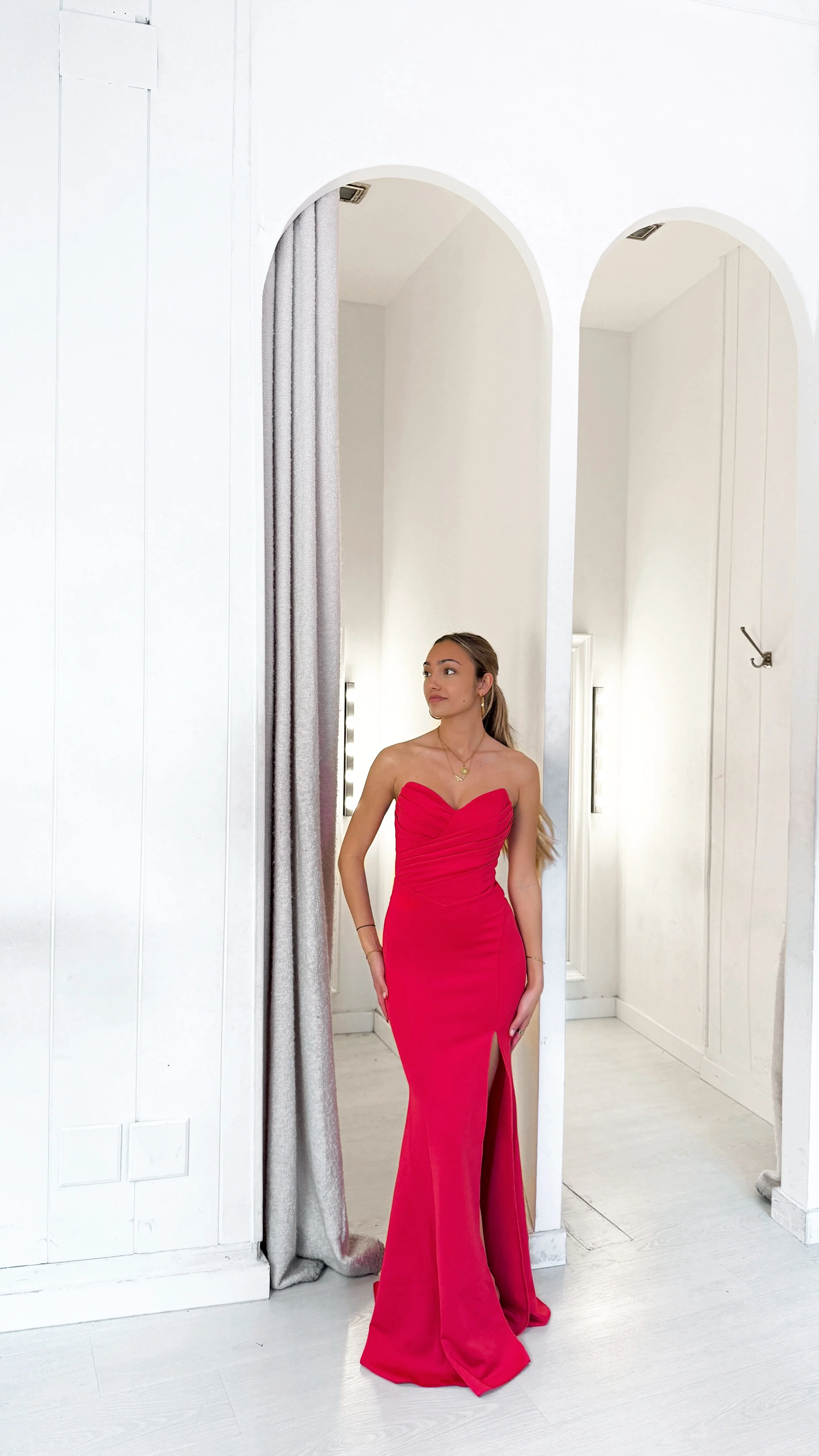 Blush dress - coral