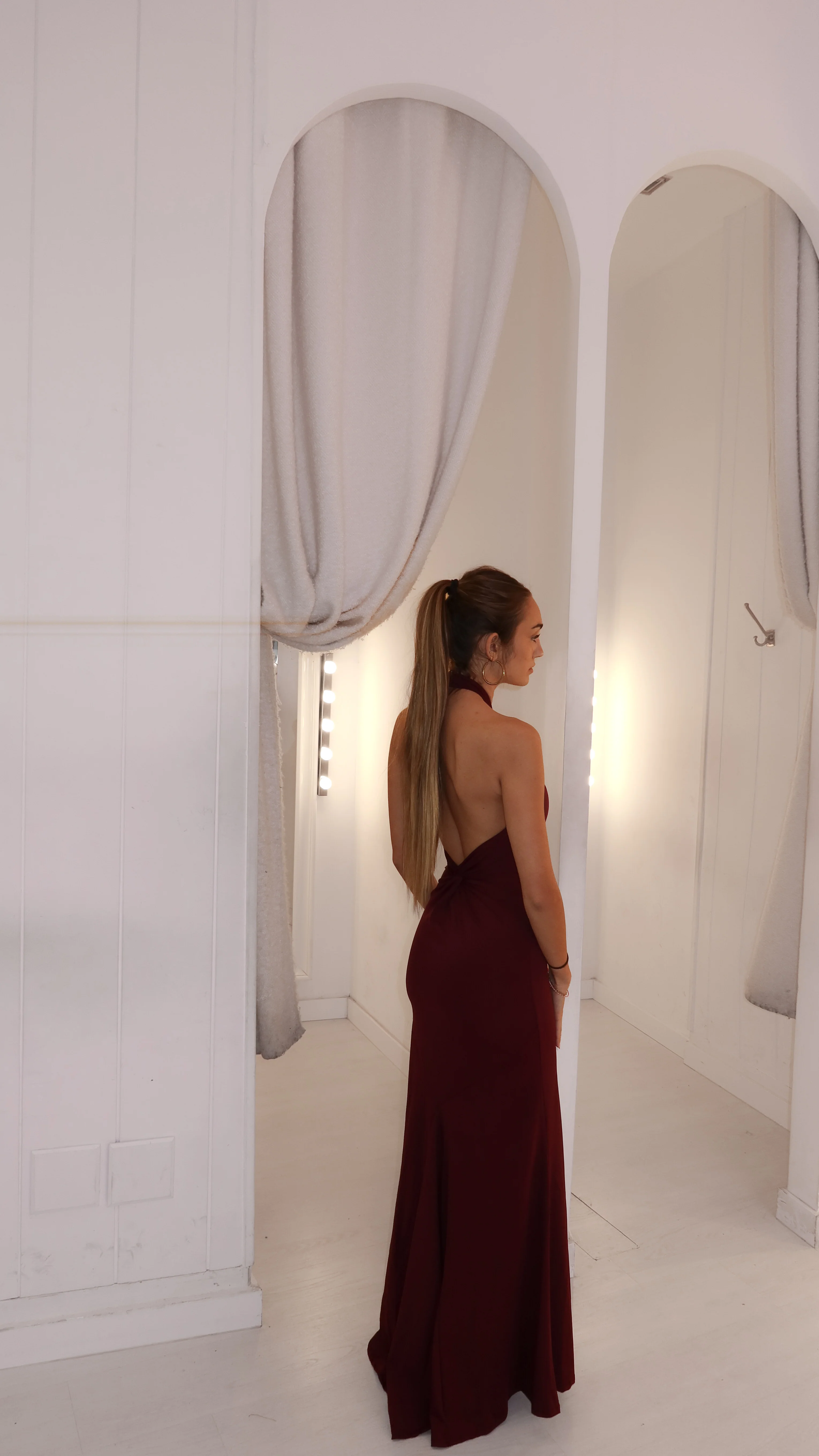 Cala dress - burdeos - Image 2