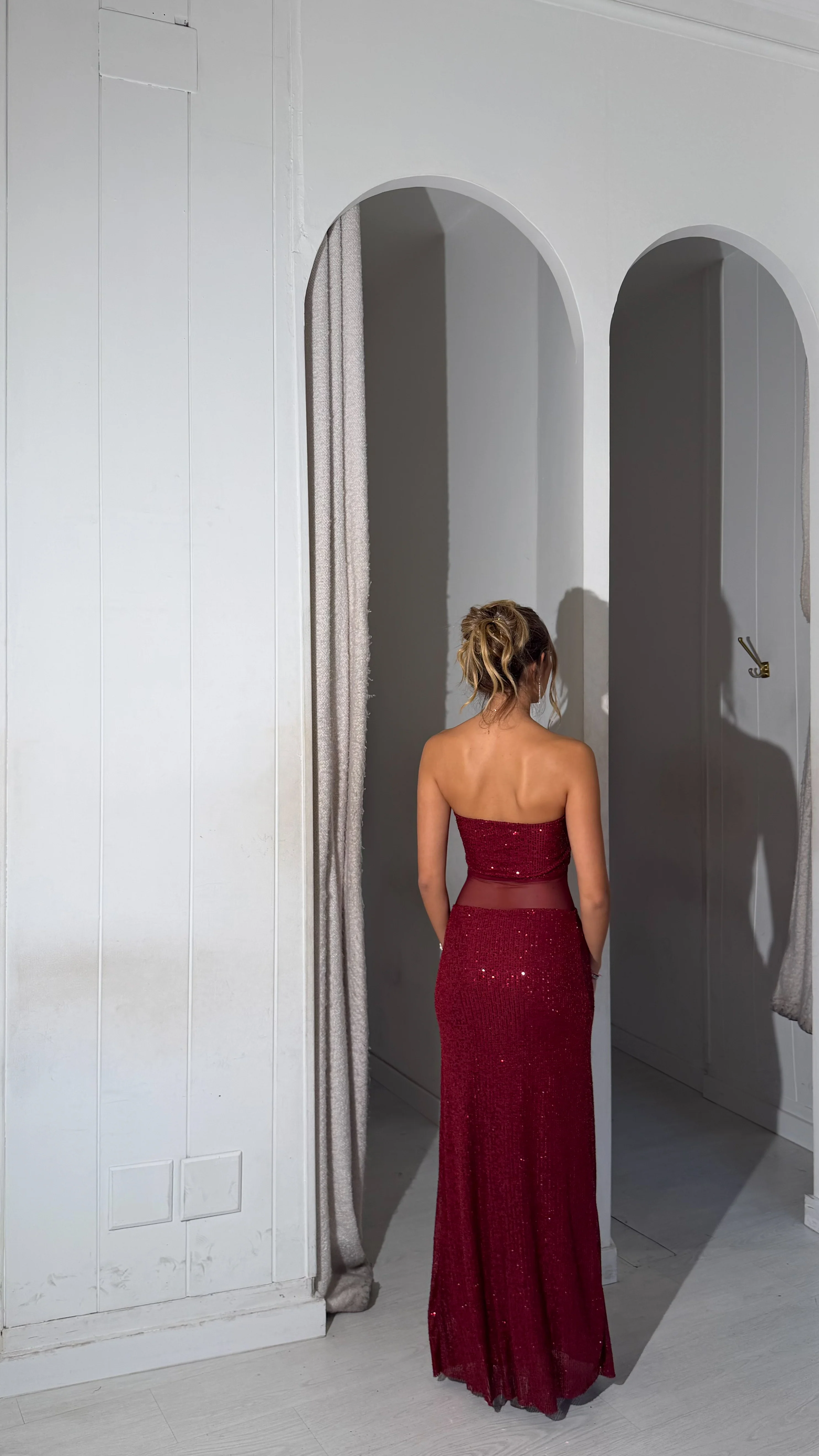Claus dress - burdeos - Image 3