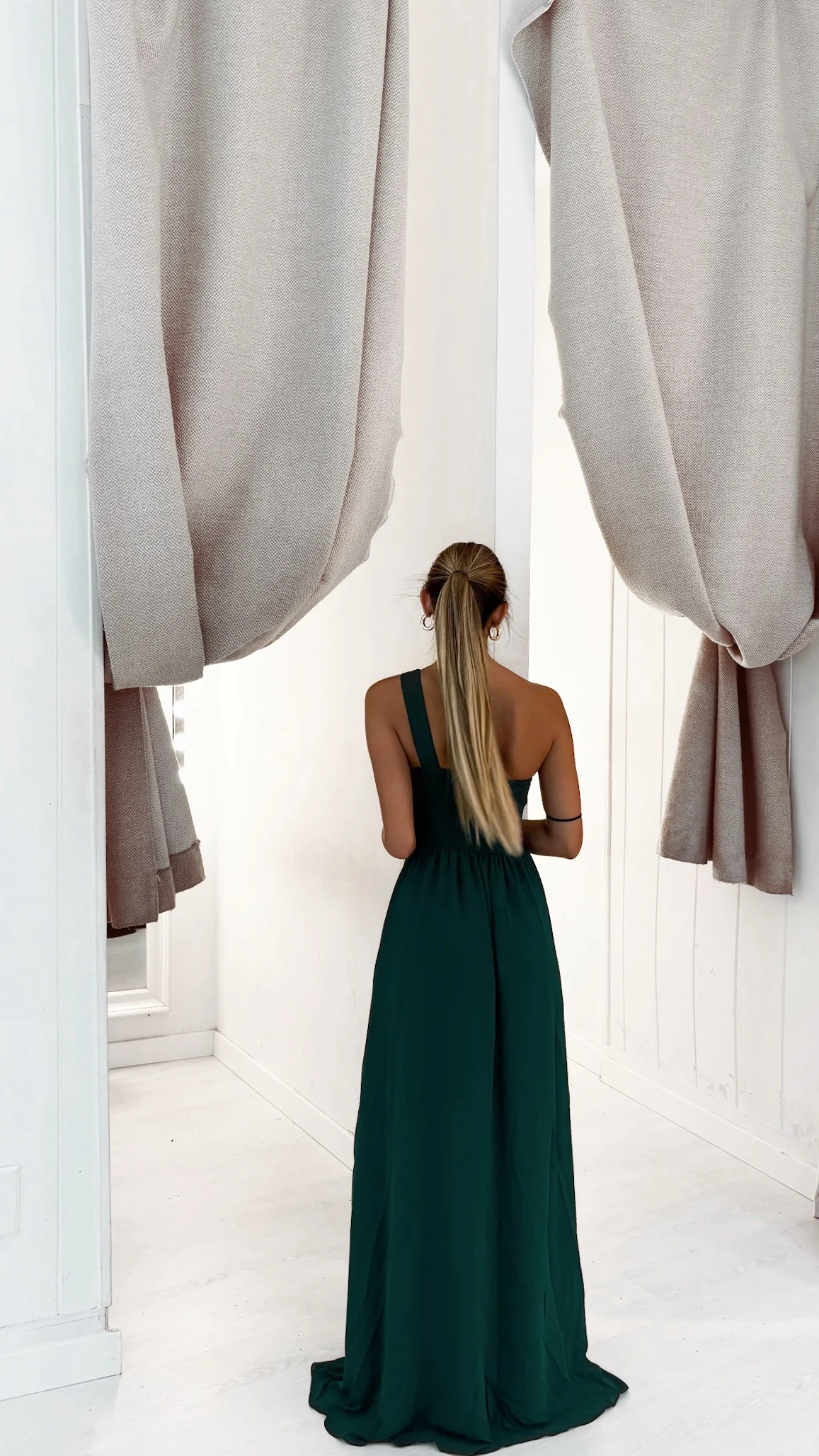 Atenea dress - verde botella - Image 2