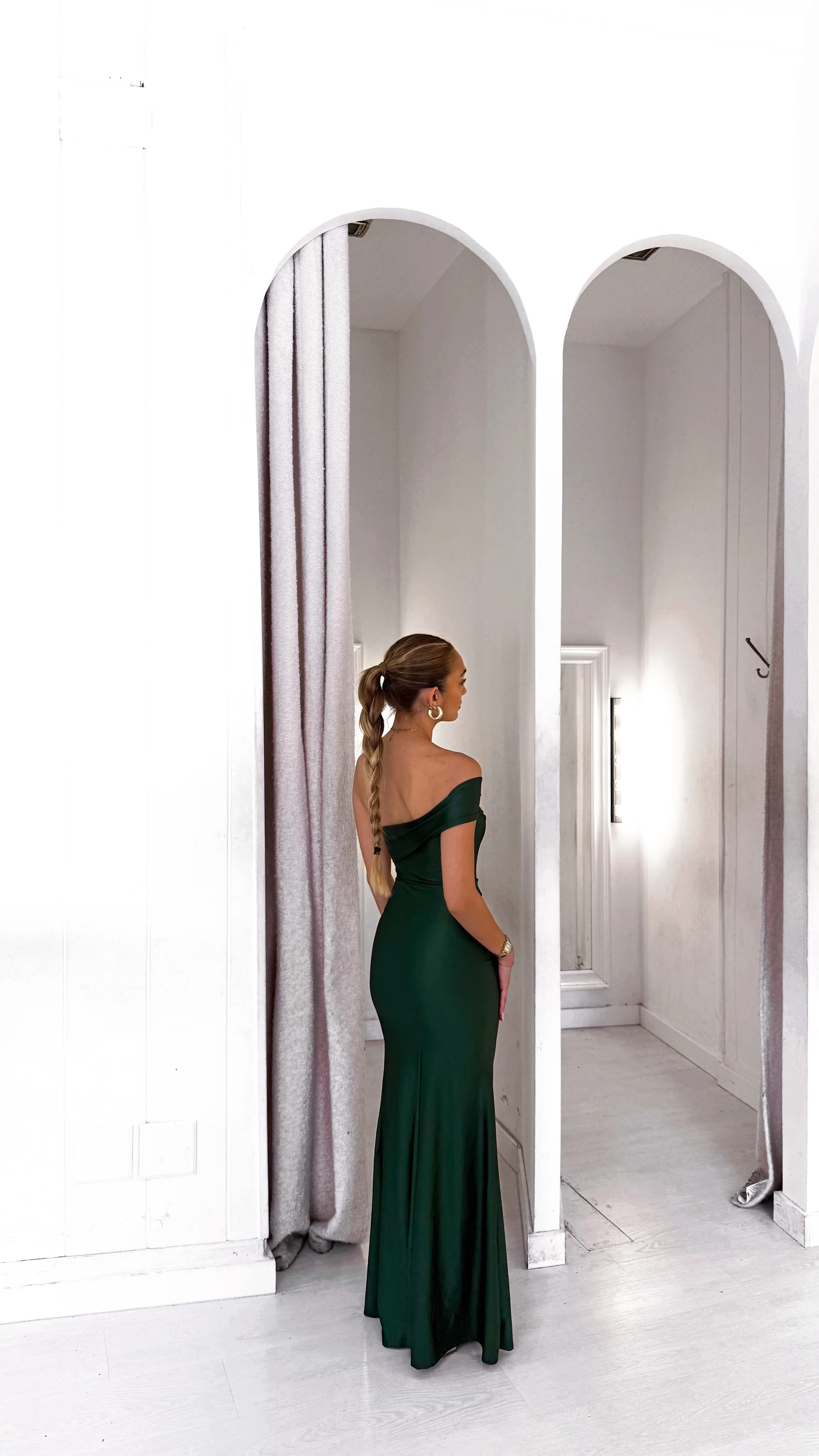 Dama dress - verde botella - Image 2