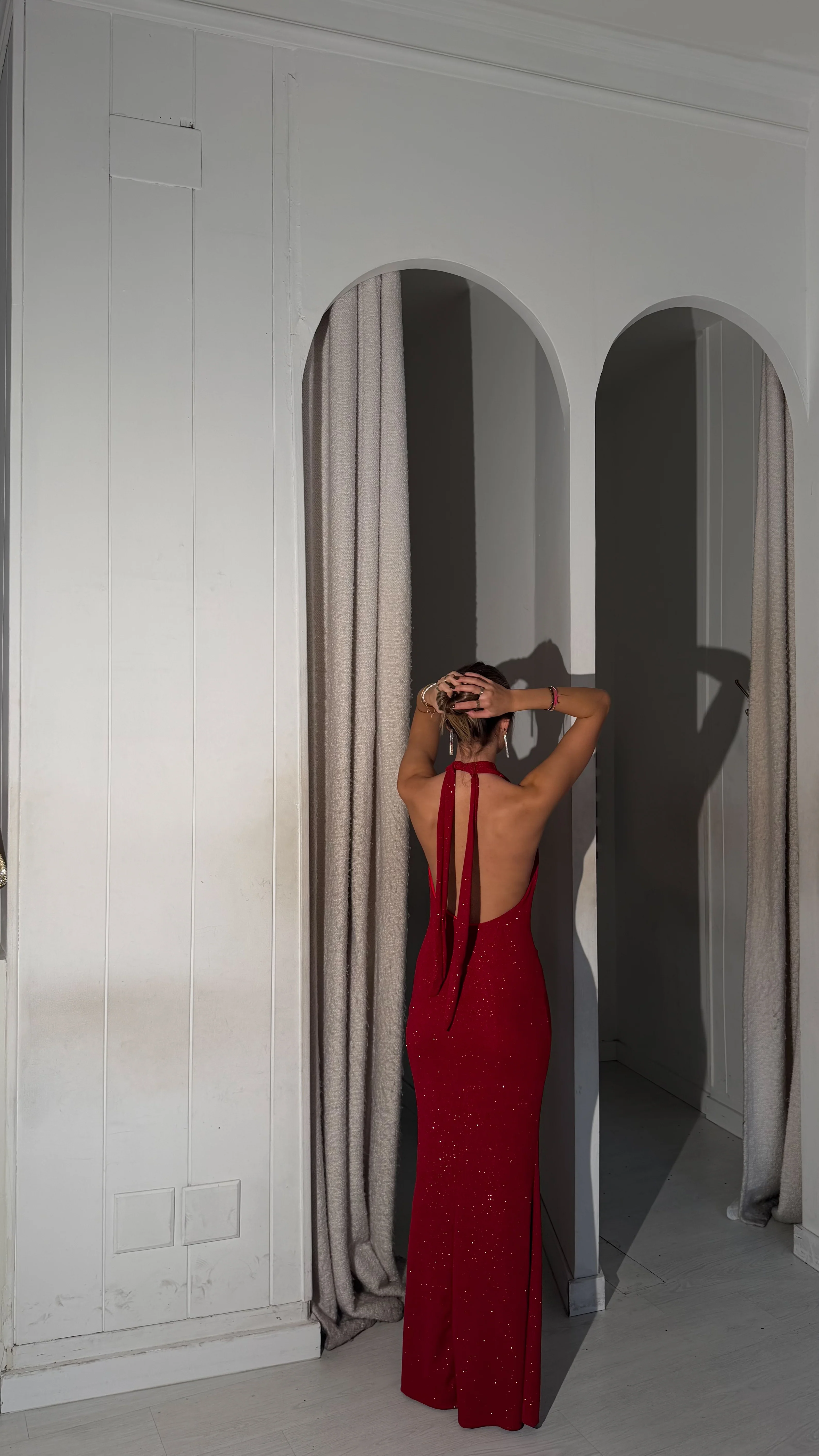 Love glitter dress - rojo - Image 2