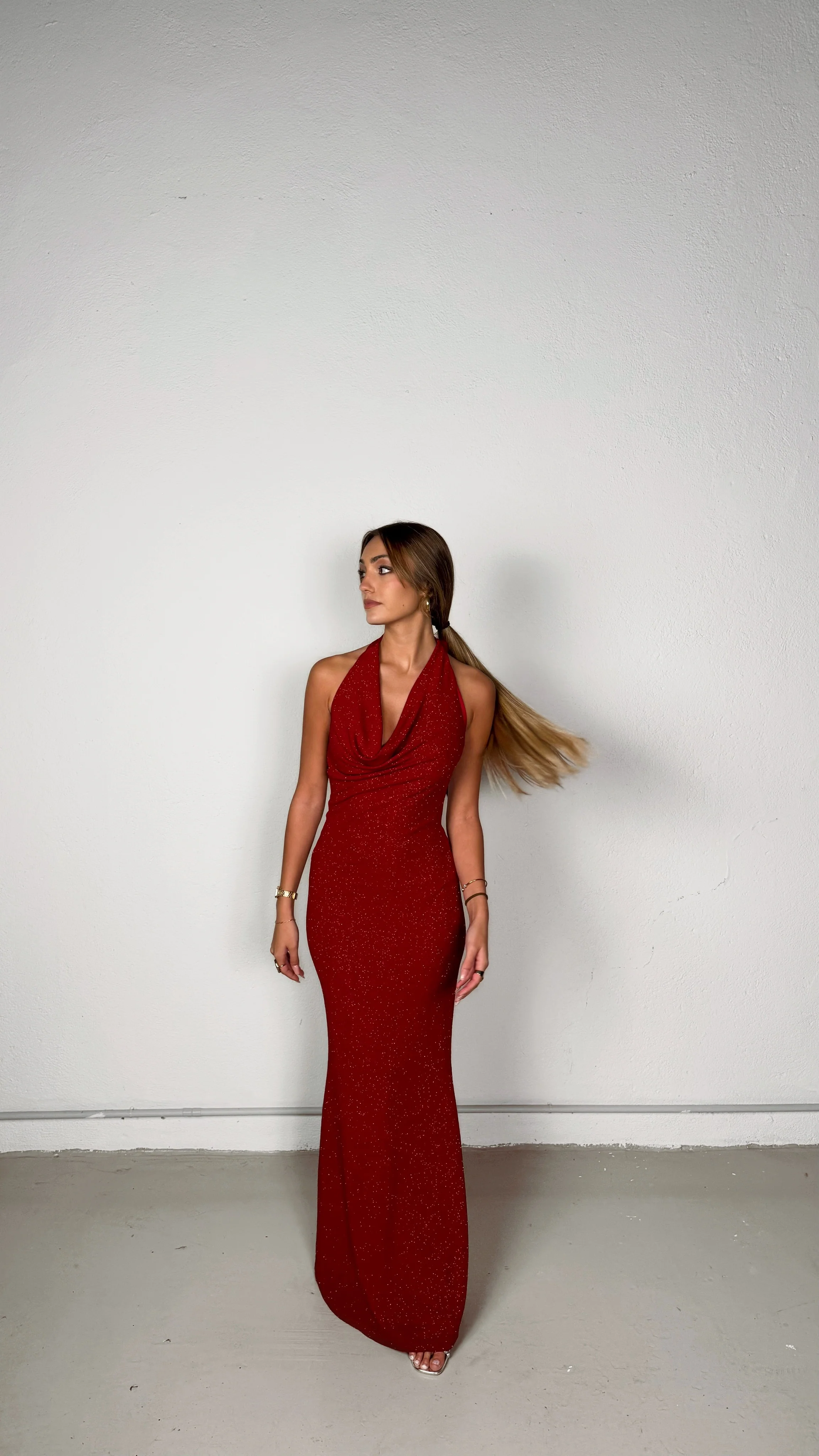 Love glitter dress - rojo - Image 3