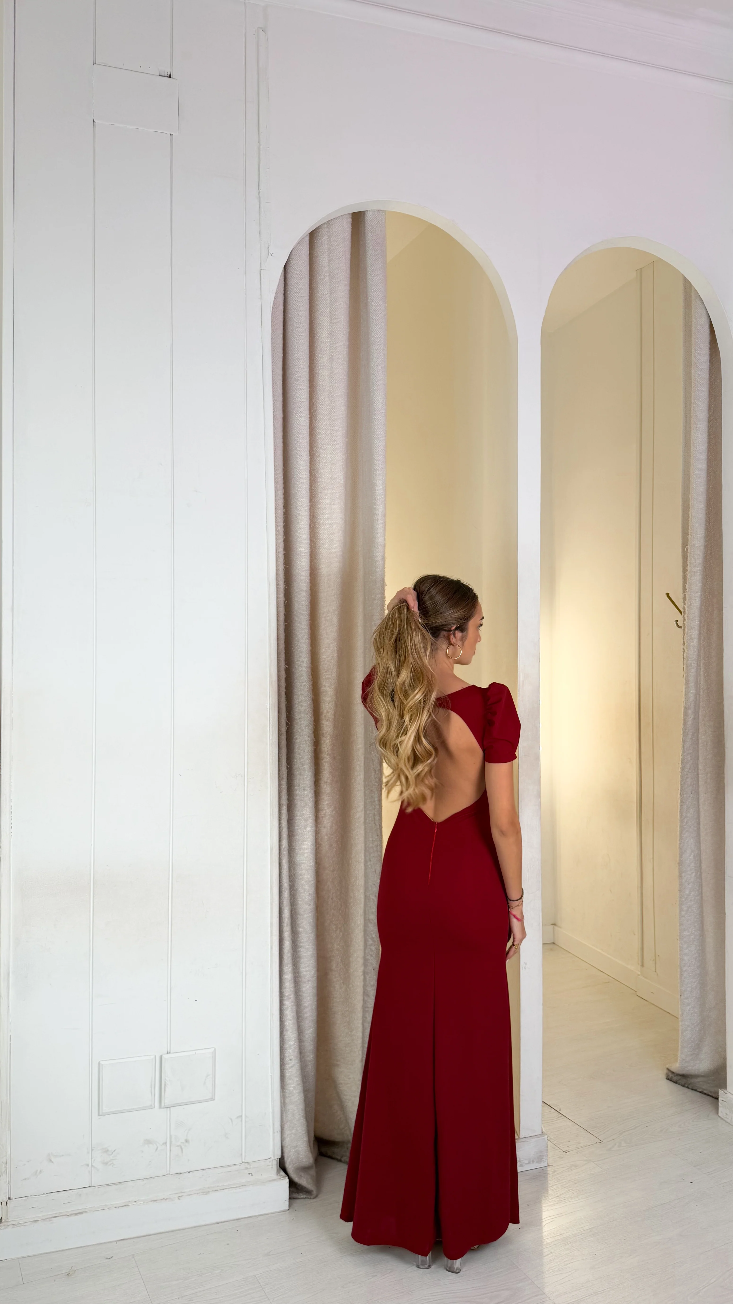 Daisy dress - burdeos - Image 2