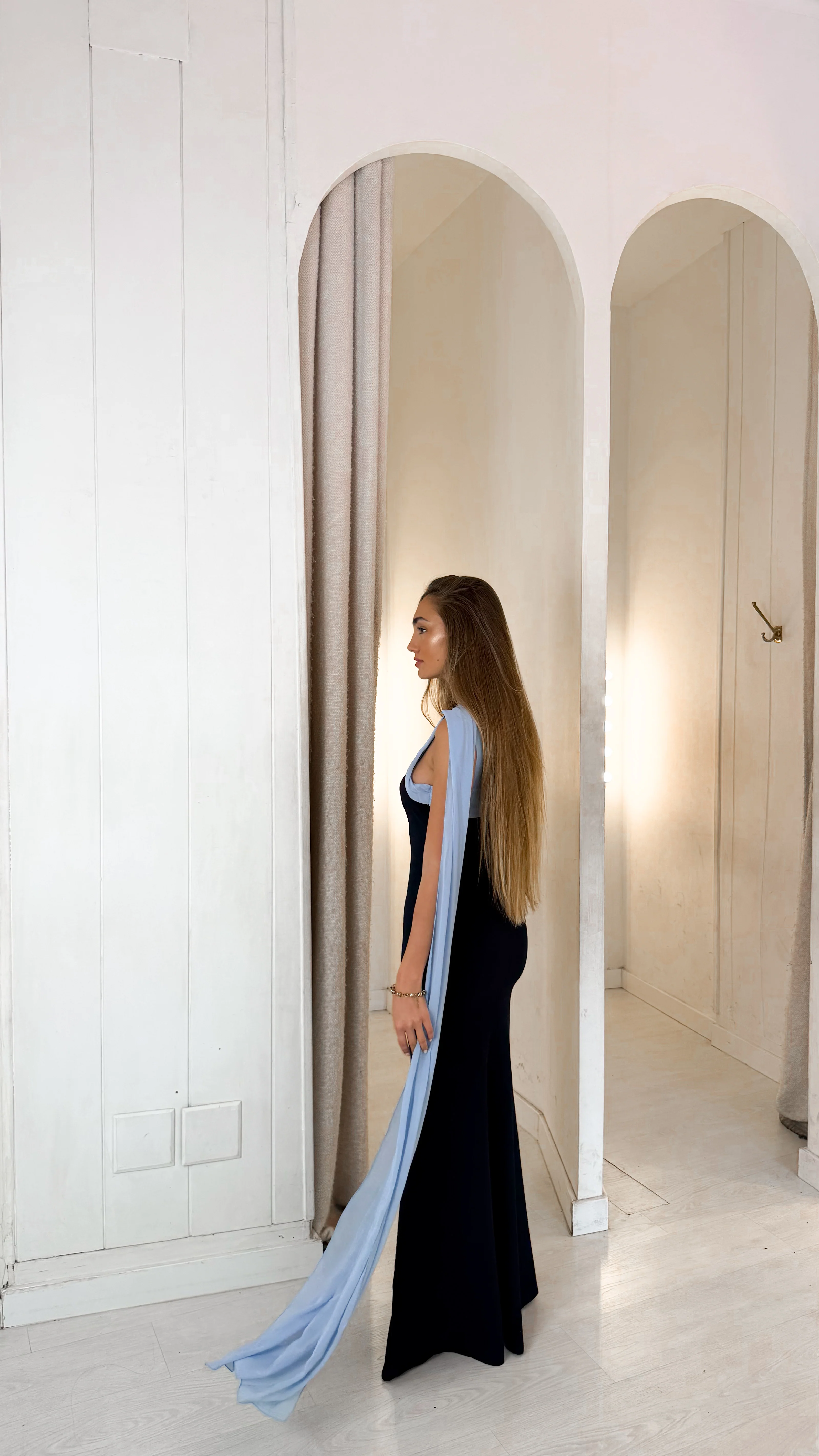 Daphne dress - azul marino