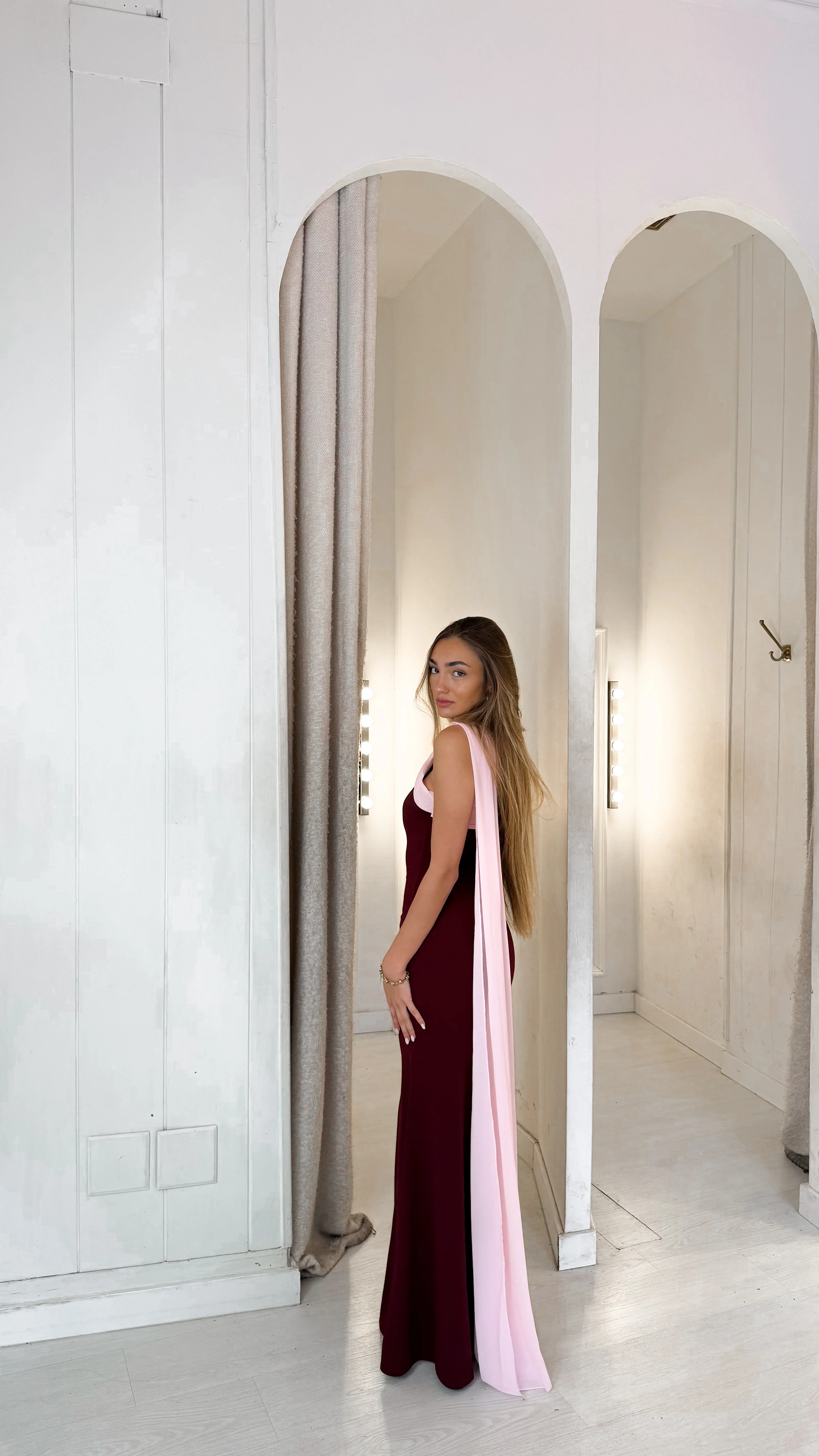 Daphne dress - burdeos