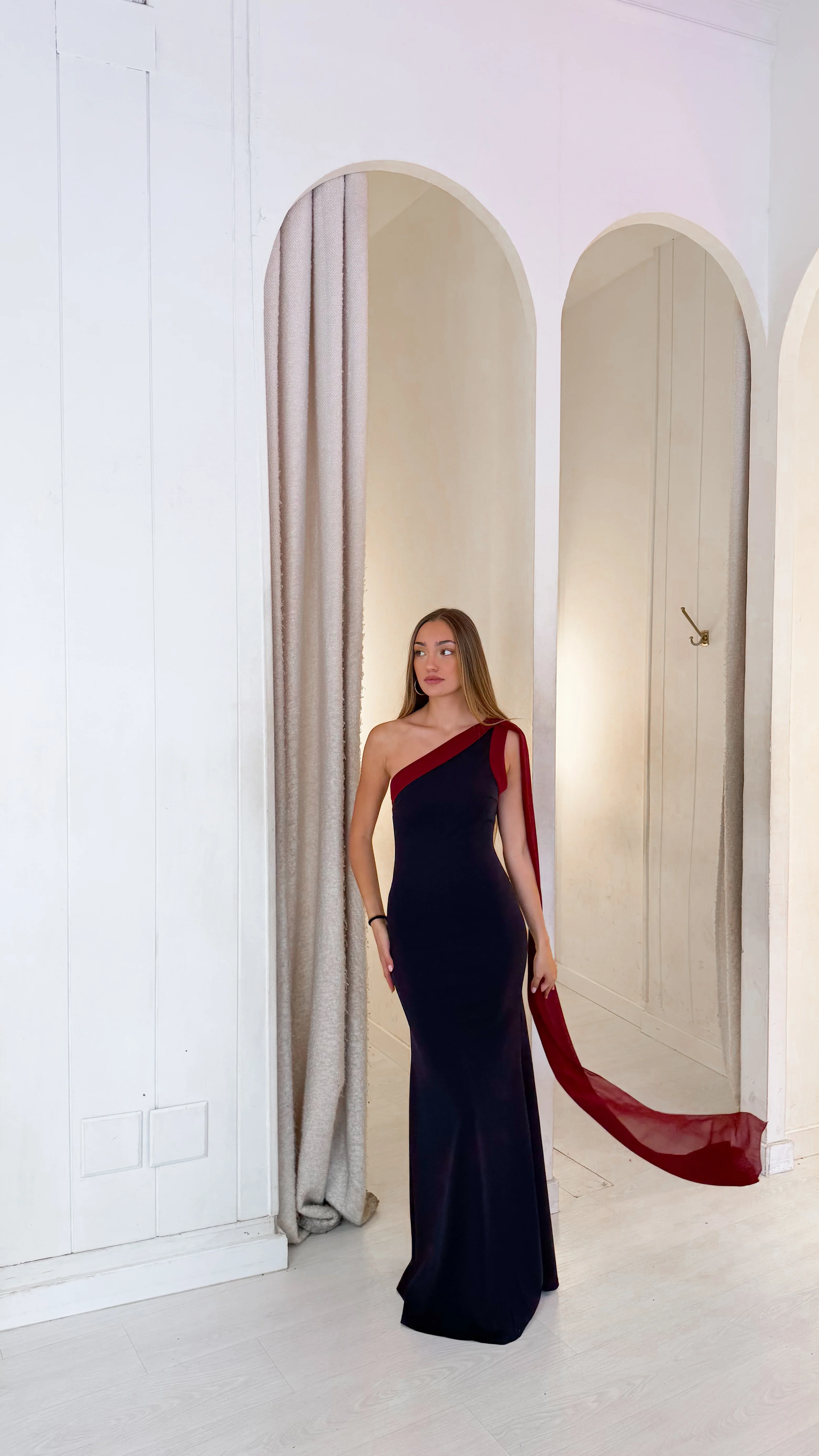 Daphne dress - marino y burdeos - Image 2