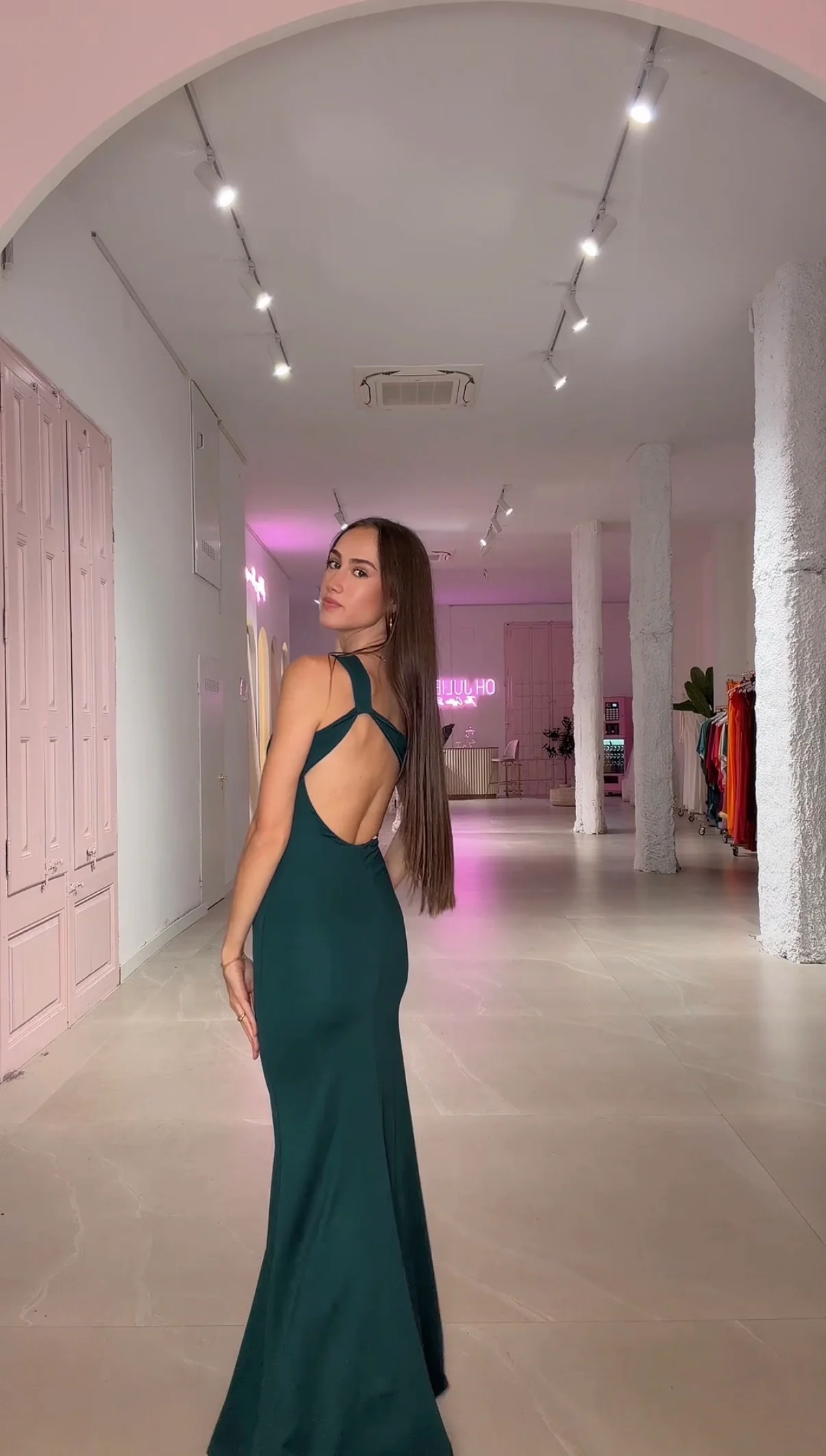 Diamond dress - verde botella
