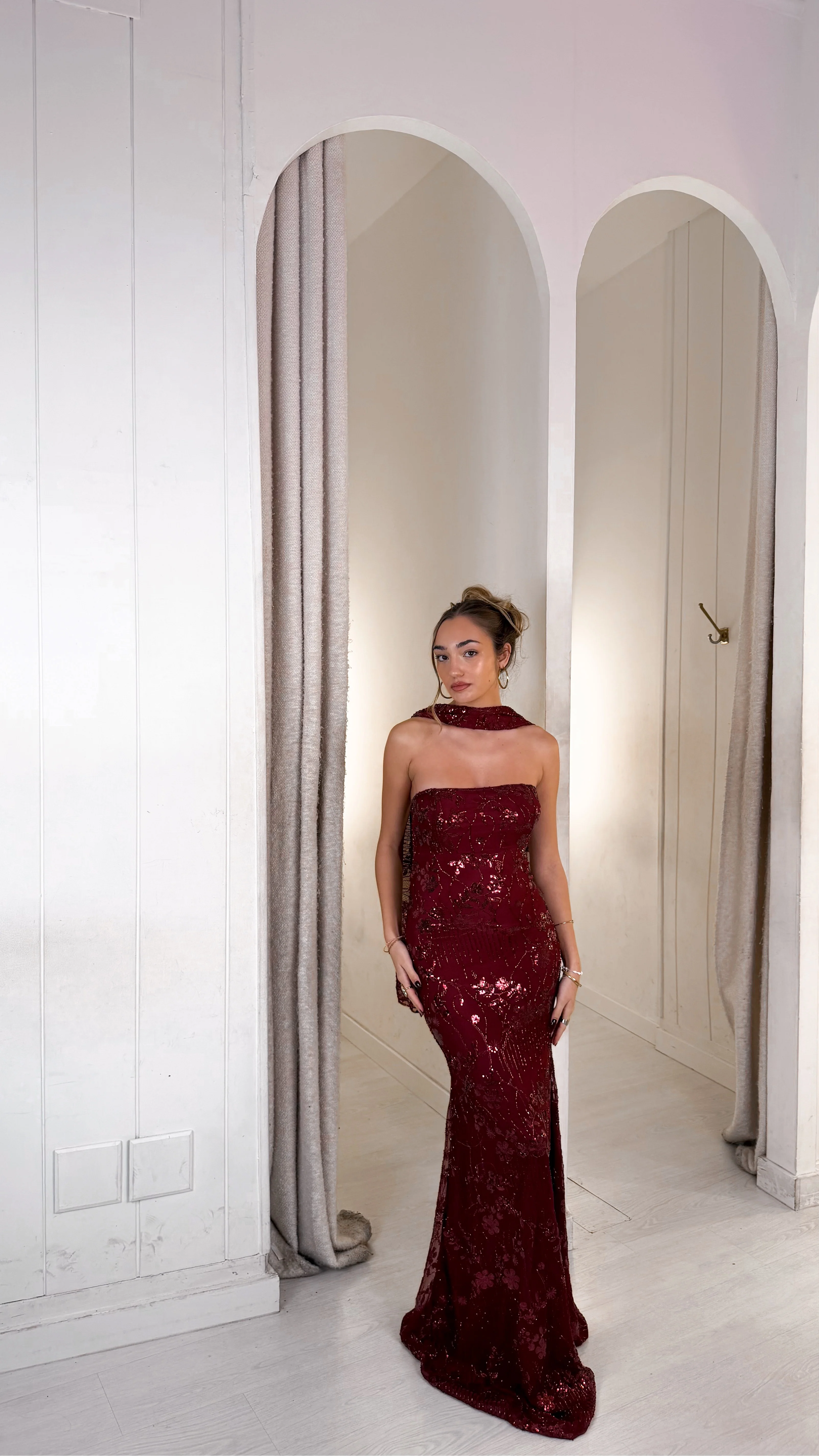 Elite dress - burdeos