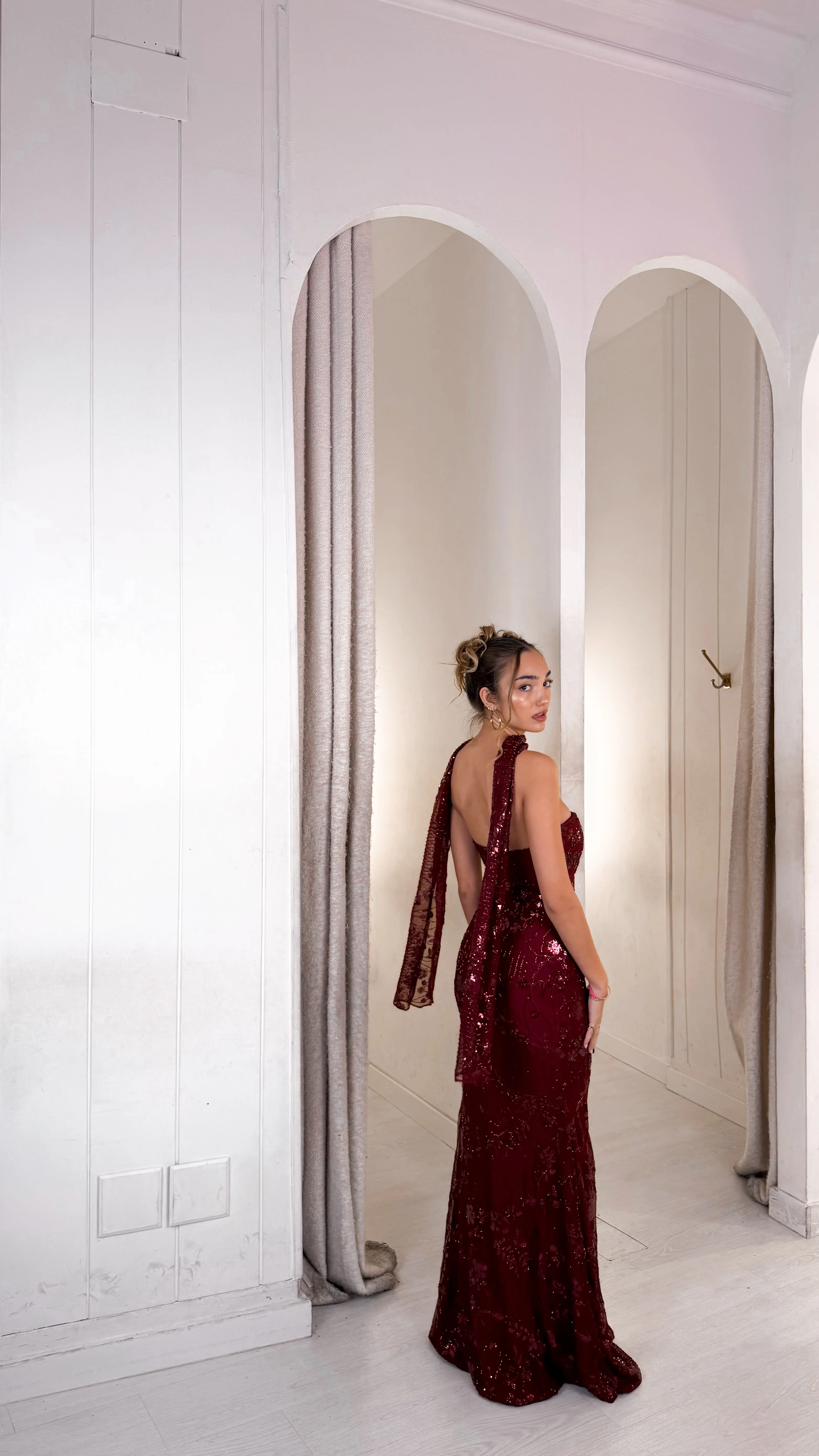 Elite dress - burdeos - Image 2