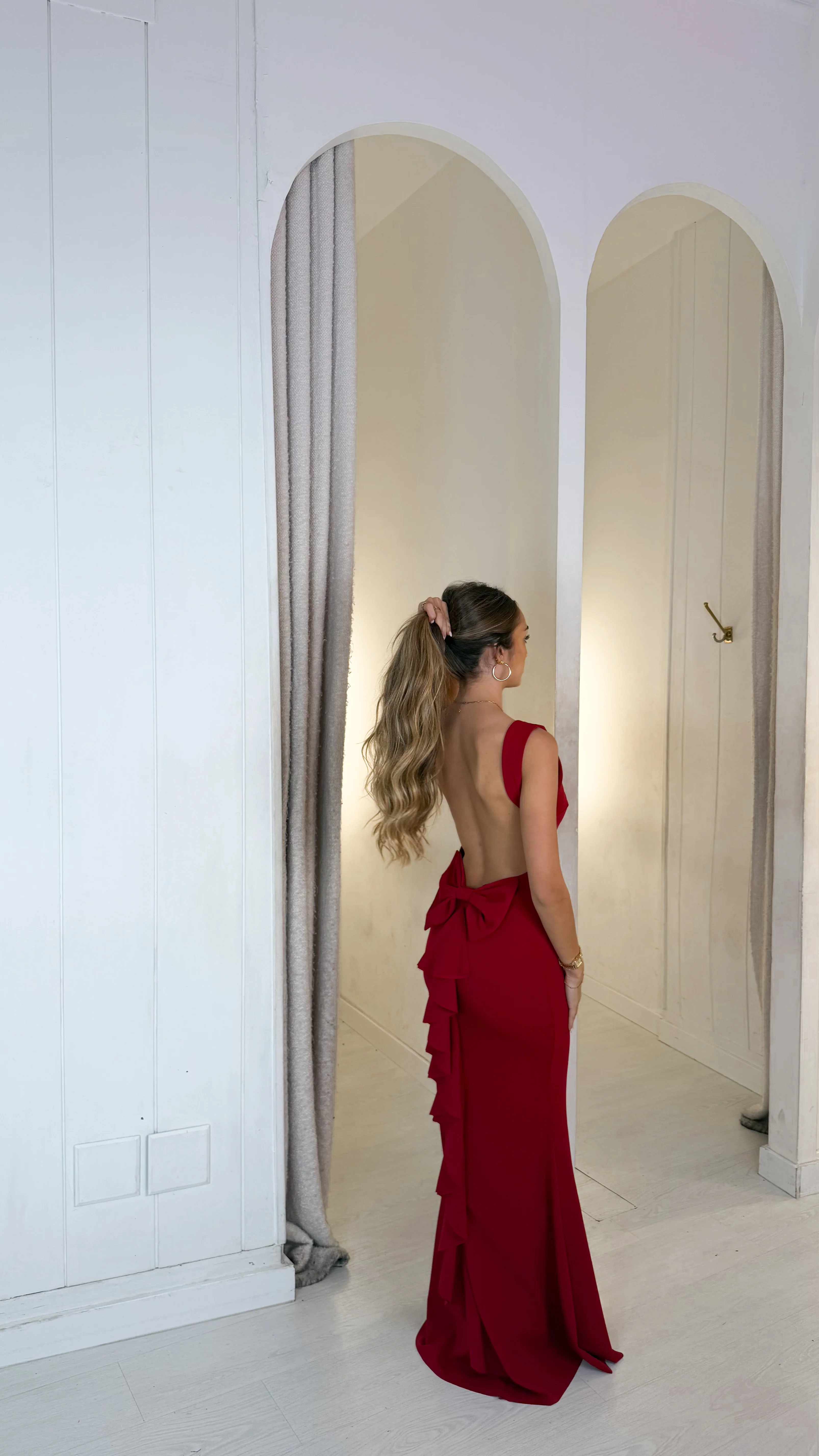 Ella dress - burdeos