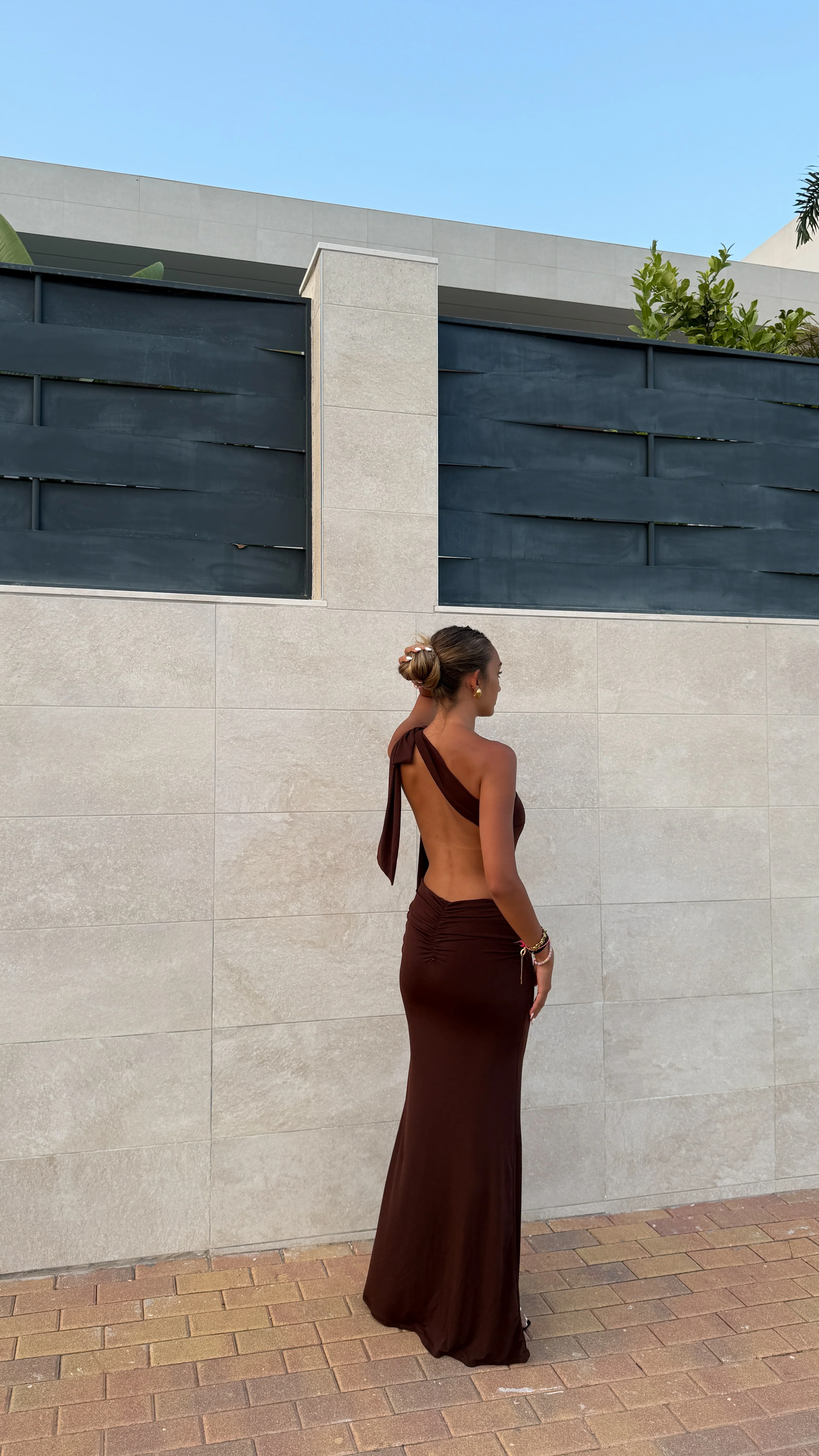 Espresso dress - marrón