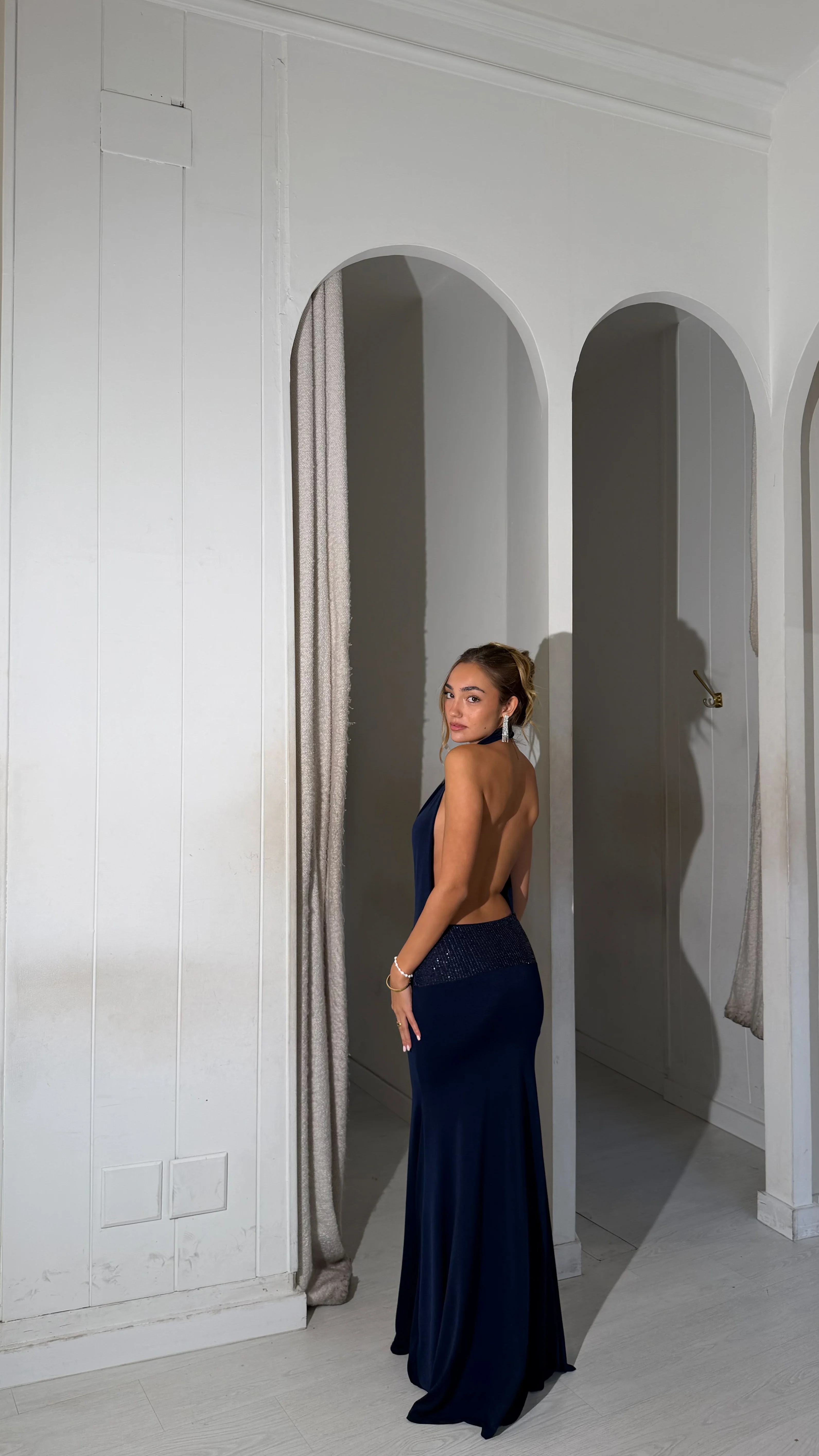 Frozen dress - azul marino