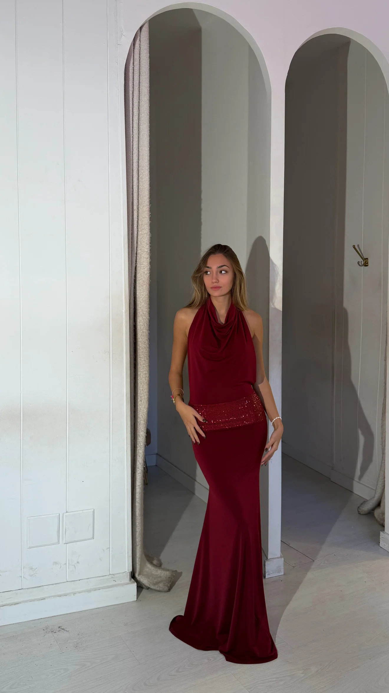 Frozen dress - burdeos - Image 3