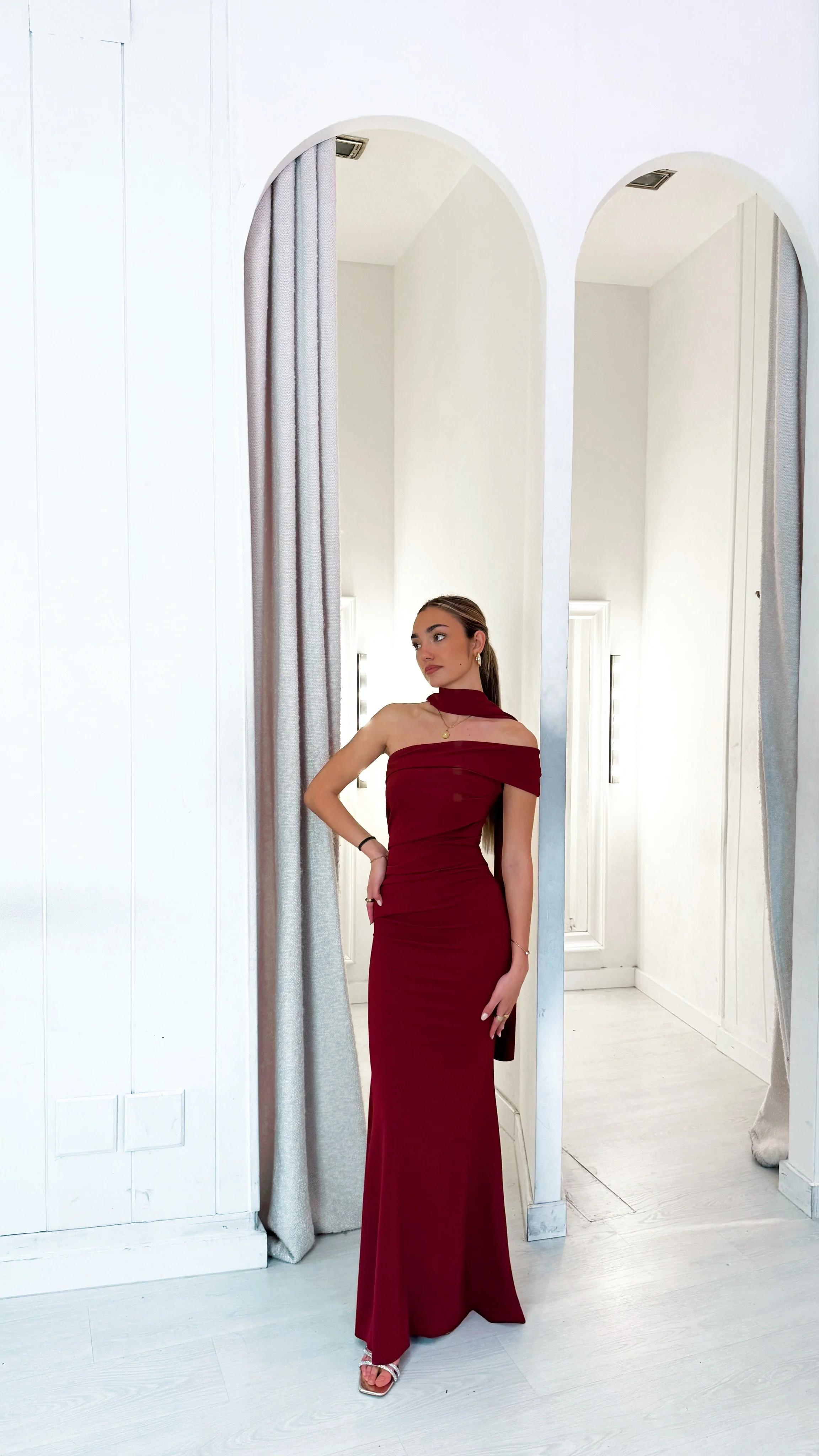Gala dress - burdeos