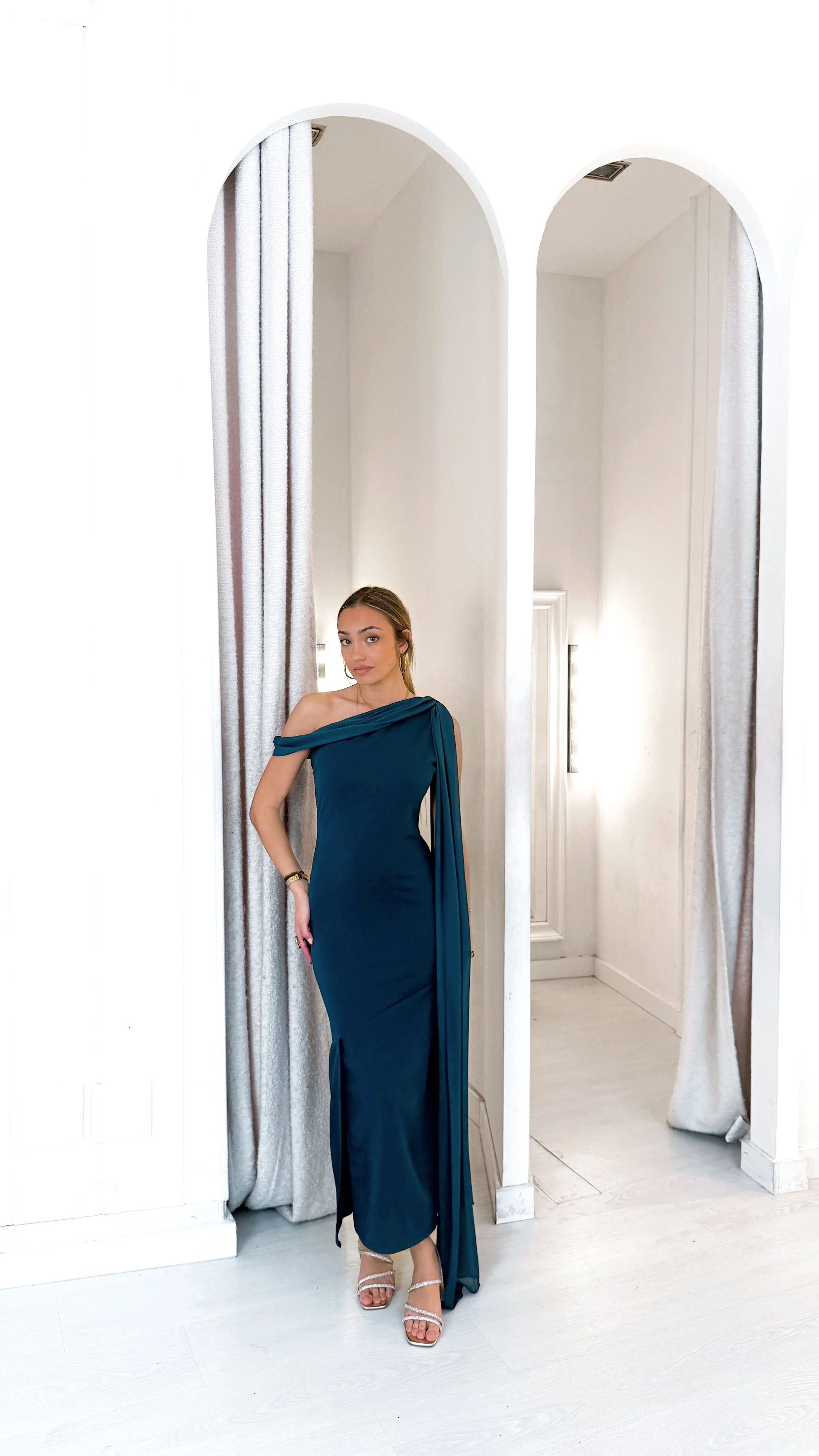 Giulia dress - petróleo