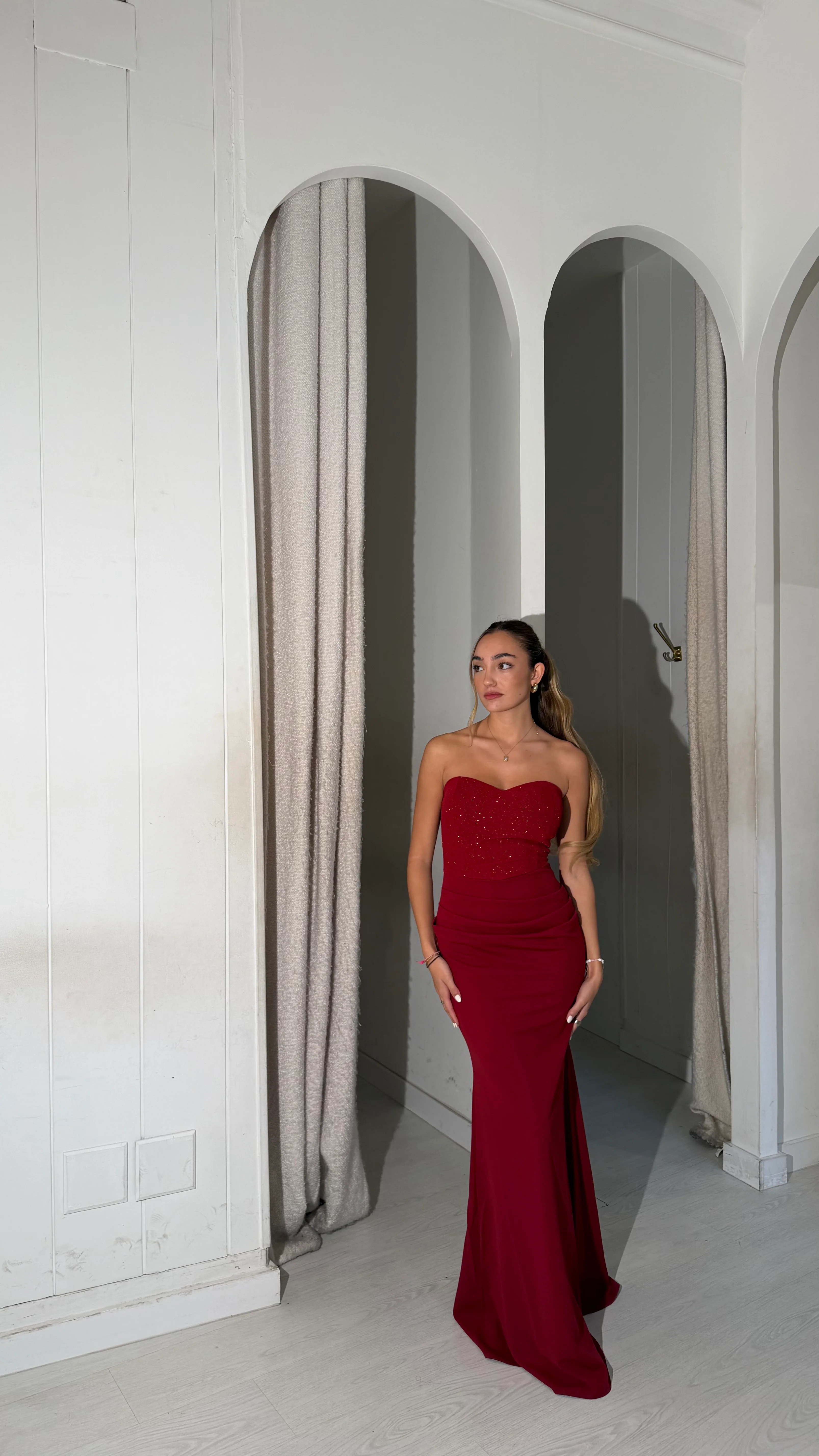Glitter crush dress - rojo - Image 2