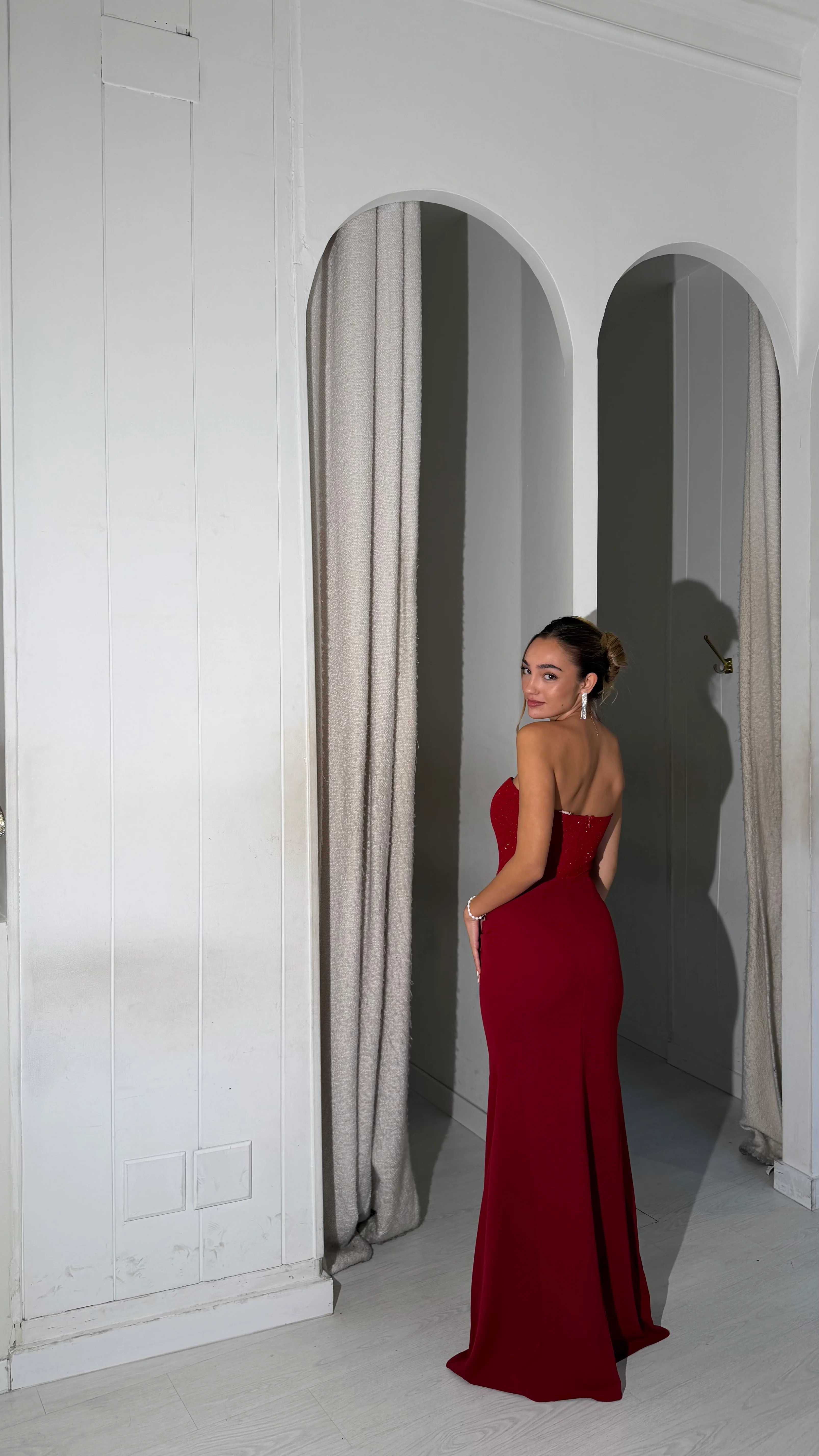 Glitter crush dress - rojo - Image 4