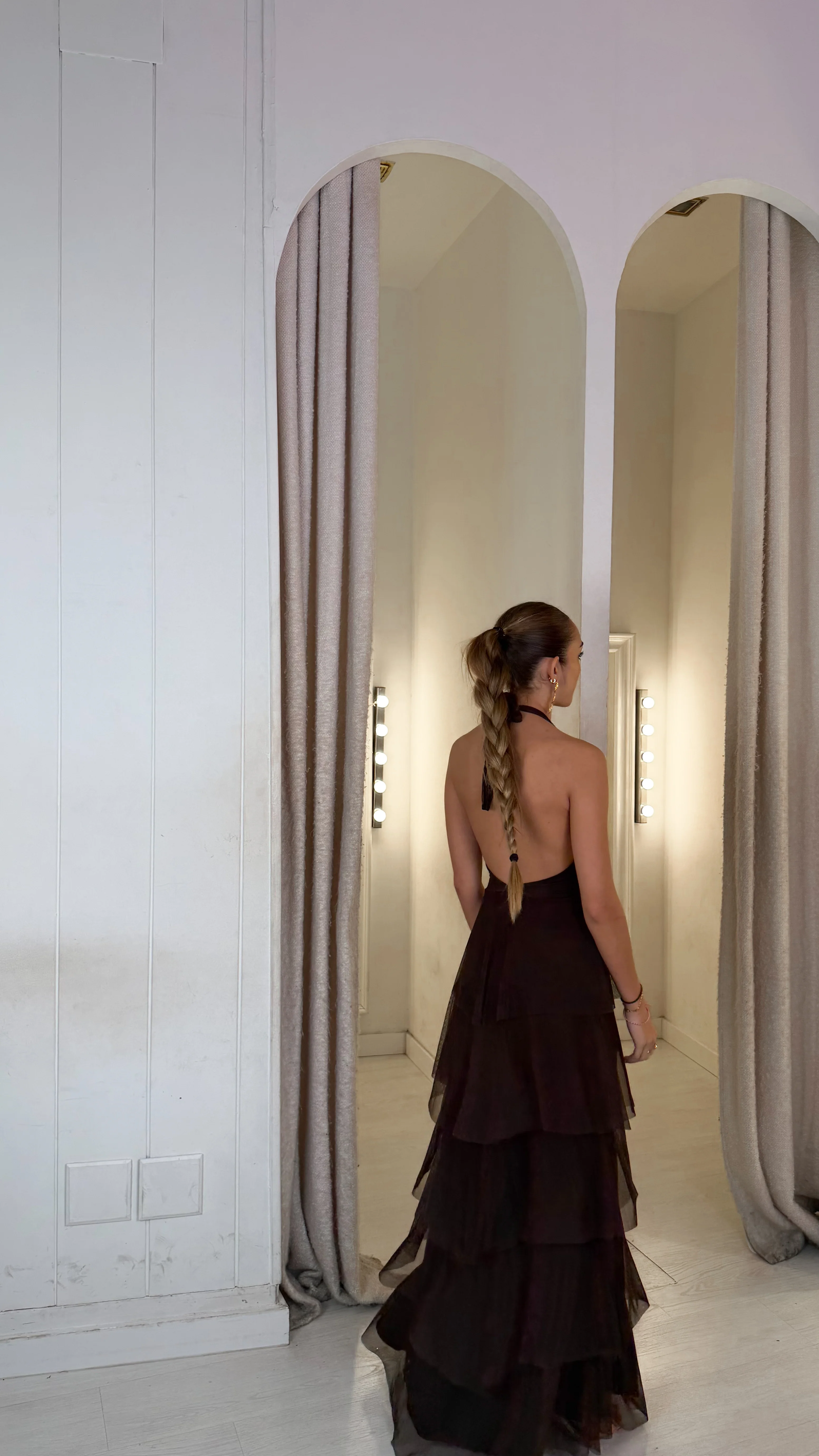 Golden coast dress - chocolate - Image 5