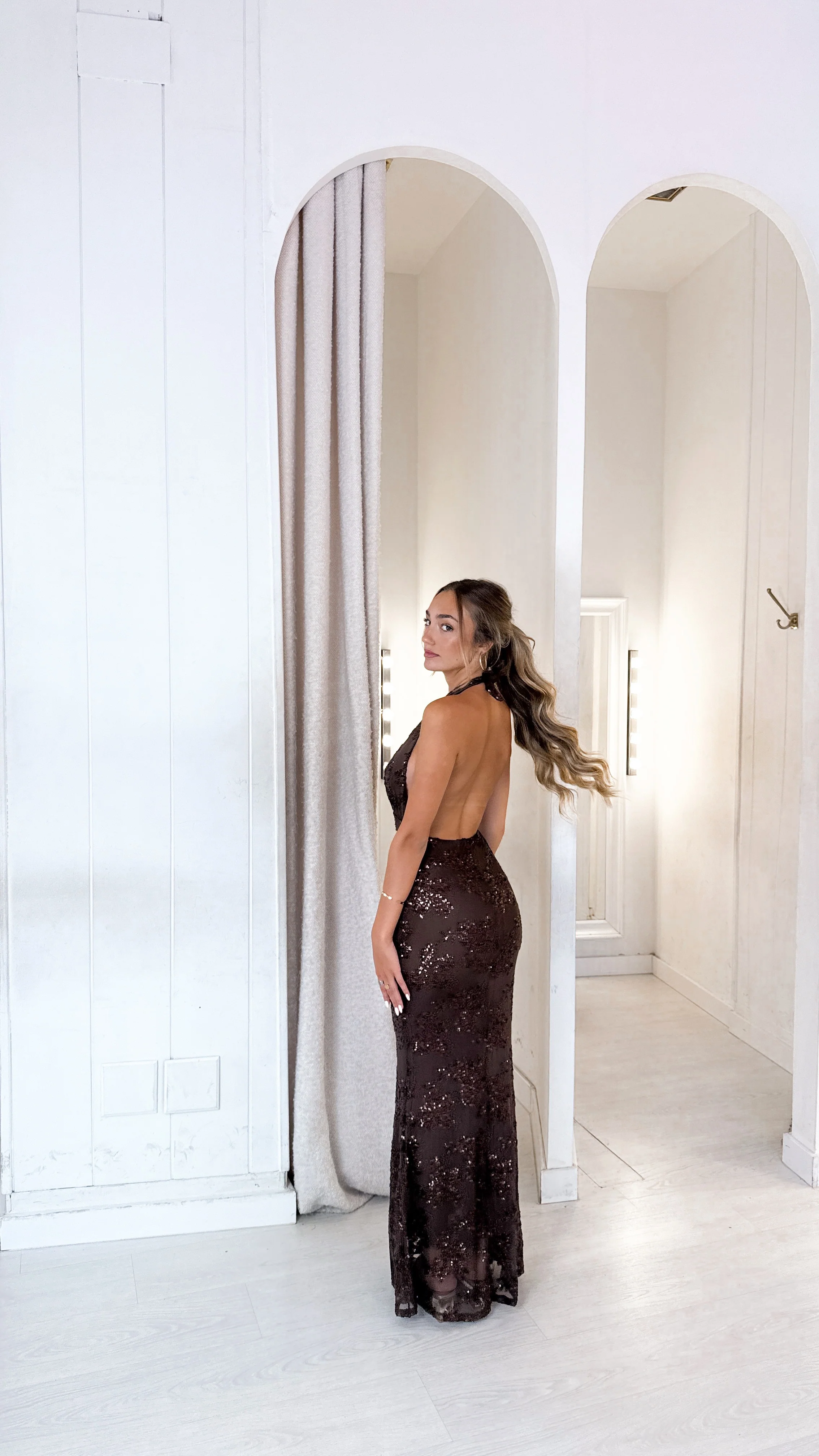 Golden Hour dress - chocolate - Image 2