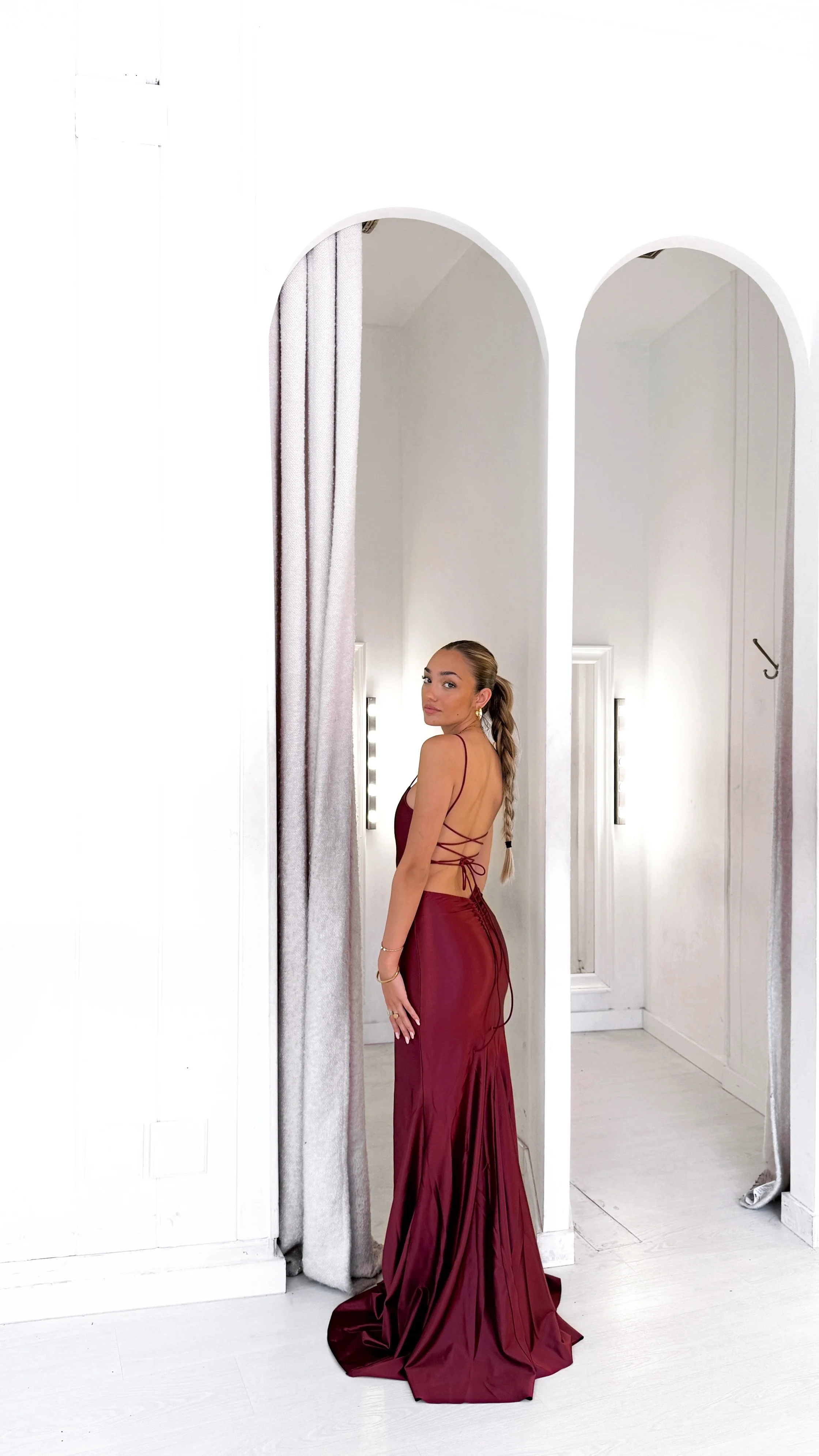 Gossip dress - burdeos