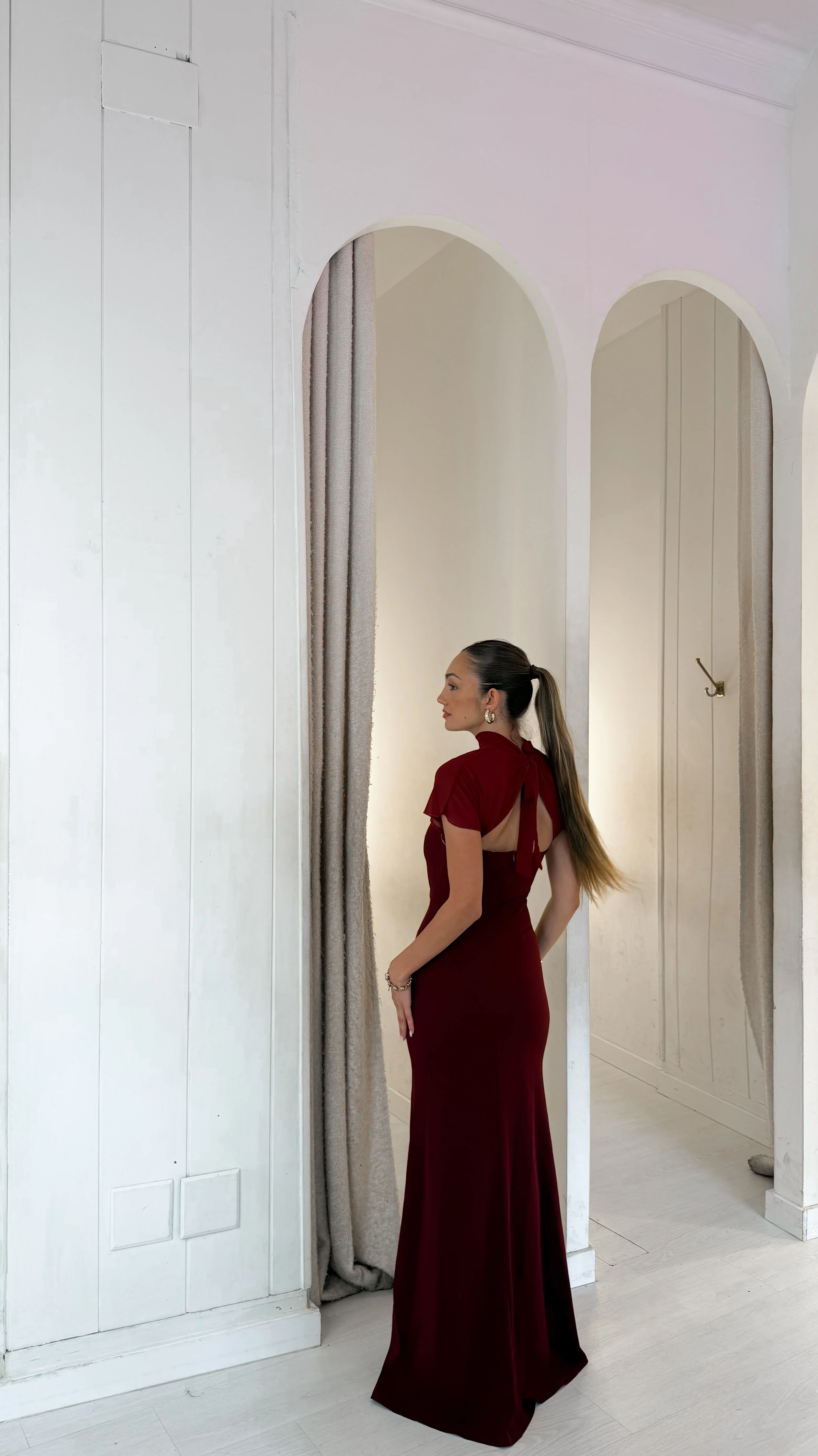 Jade dress - burdeos - Image 3