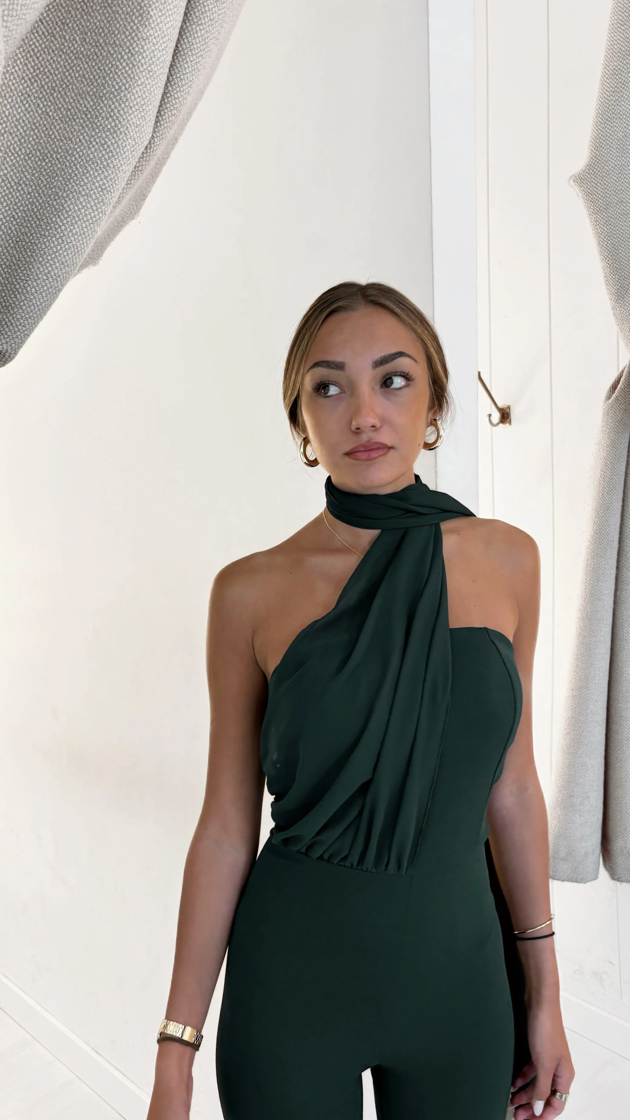 Juliette playsuit - verde botella - Image 3