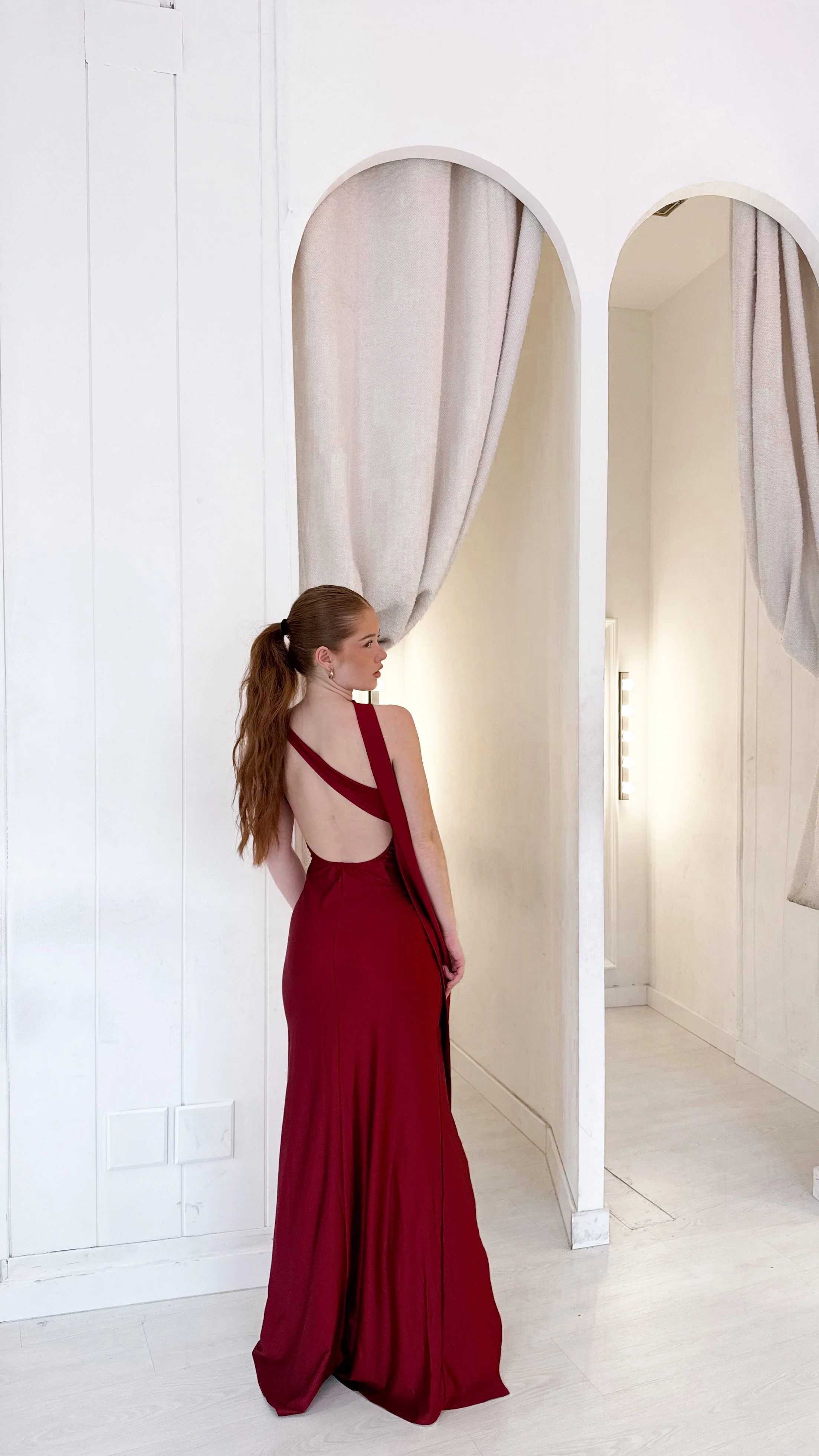 Lady dress - burdeos - Image 3