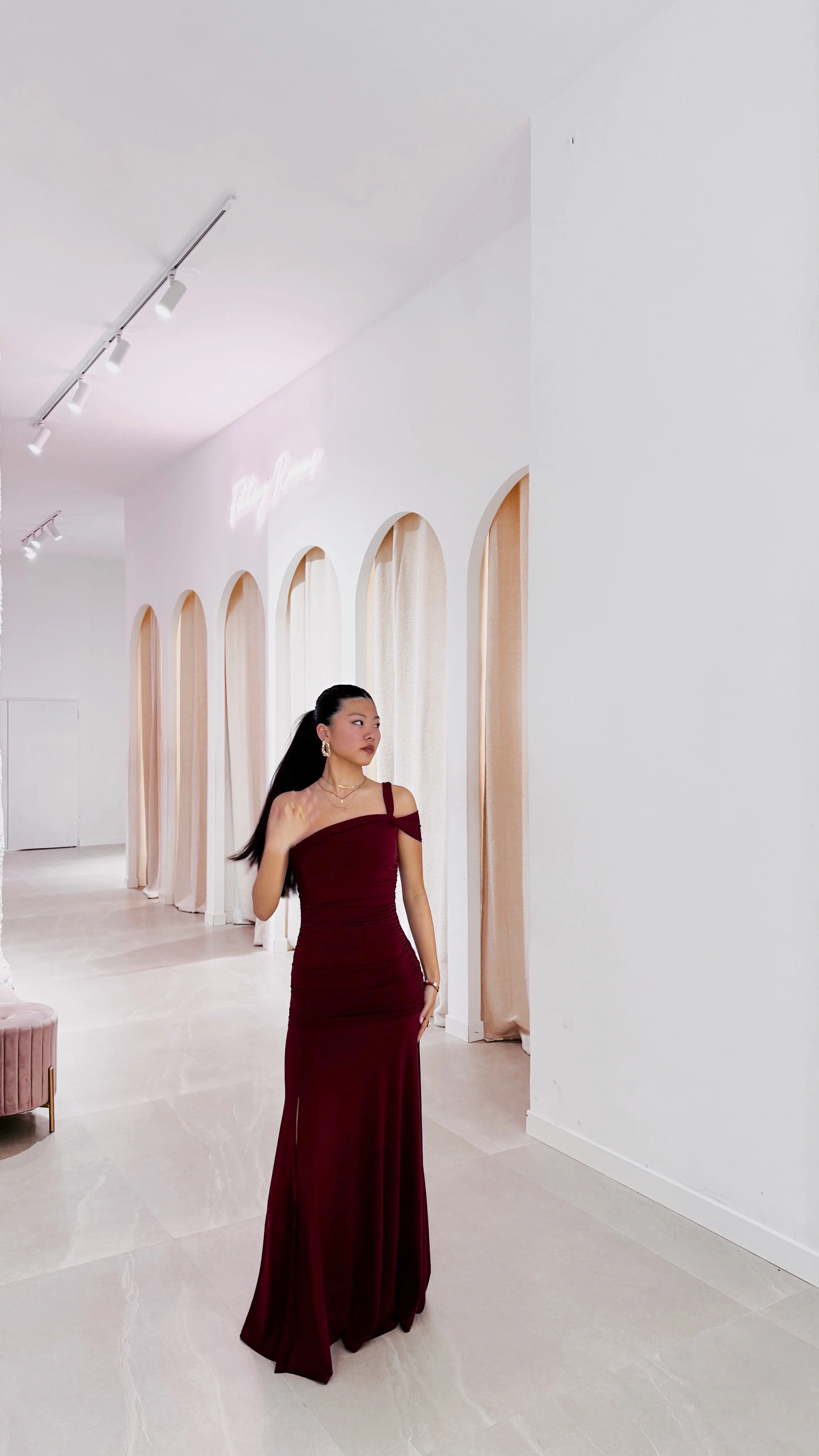 Luna dress - burdeos - Image 3