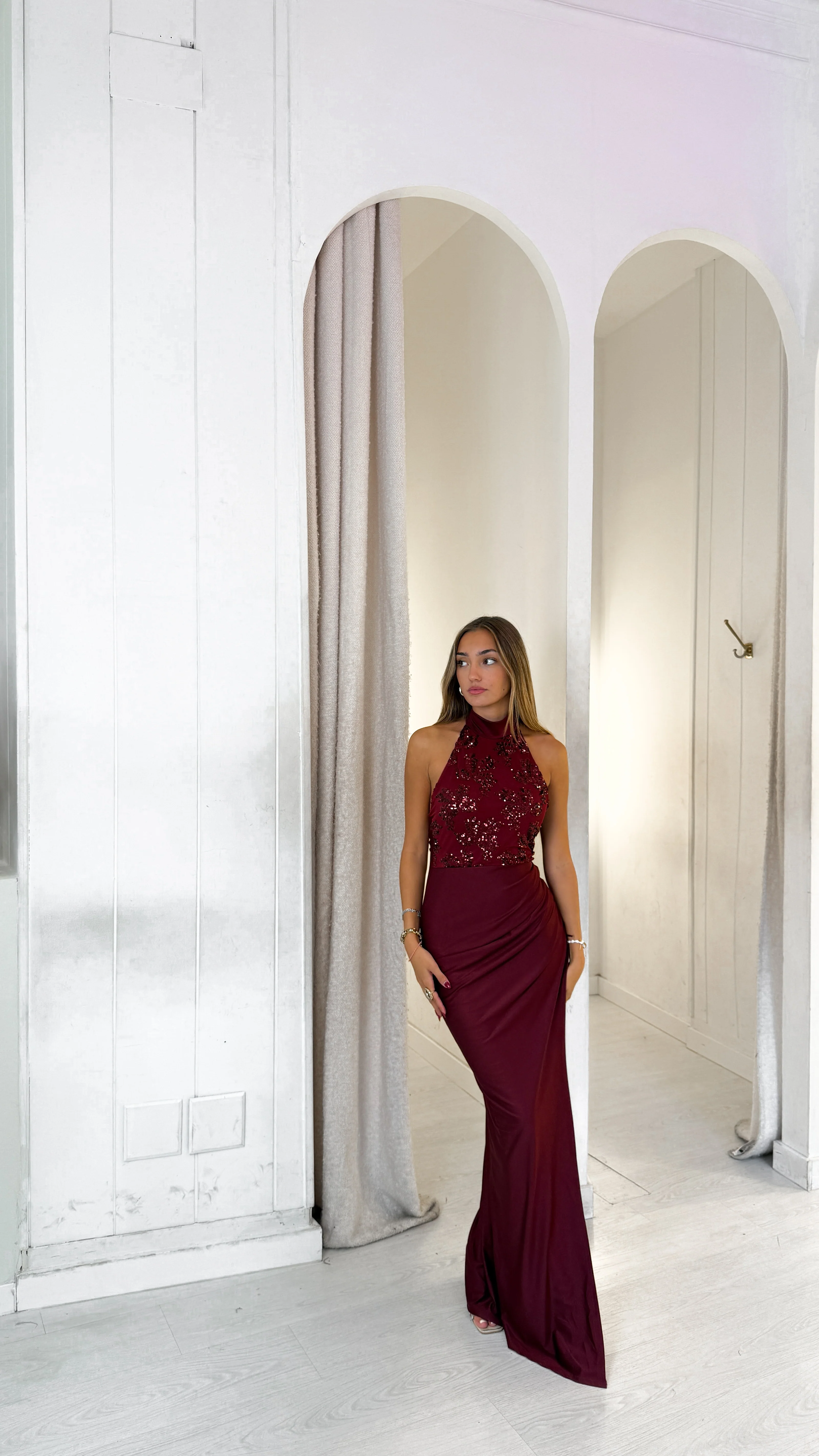 Marie dress - burdeos - Image 3