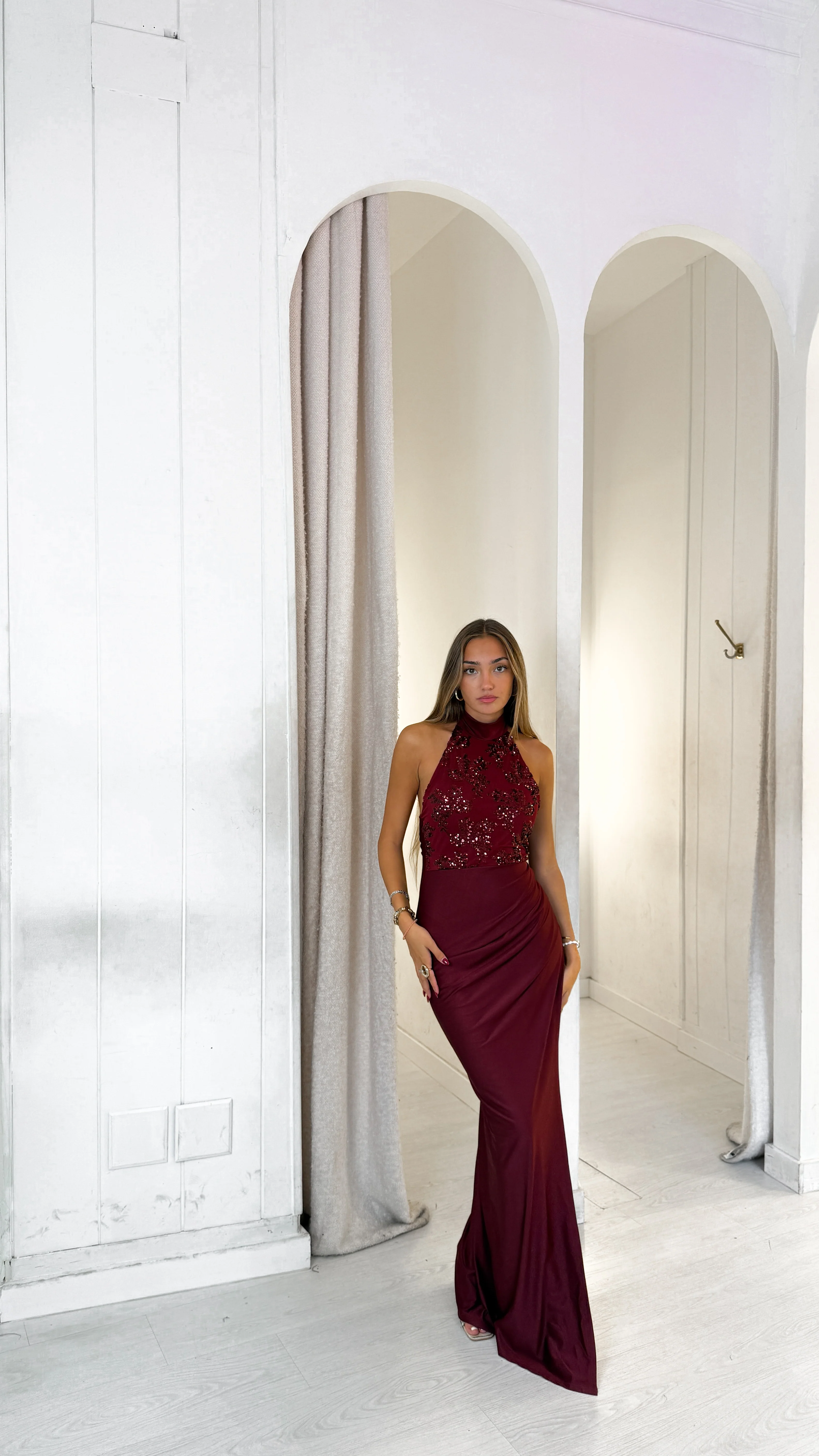 Marie dress - burdeos - Image 4