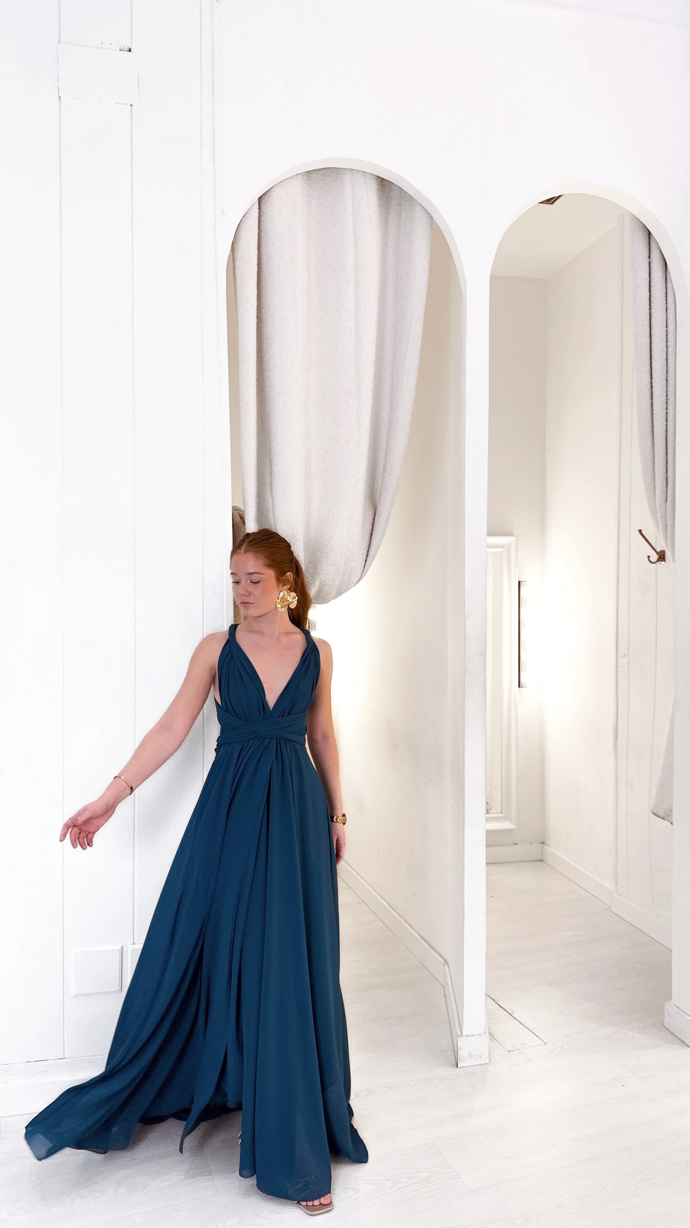 Multiway dress - petróleo