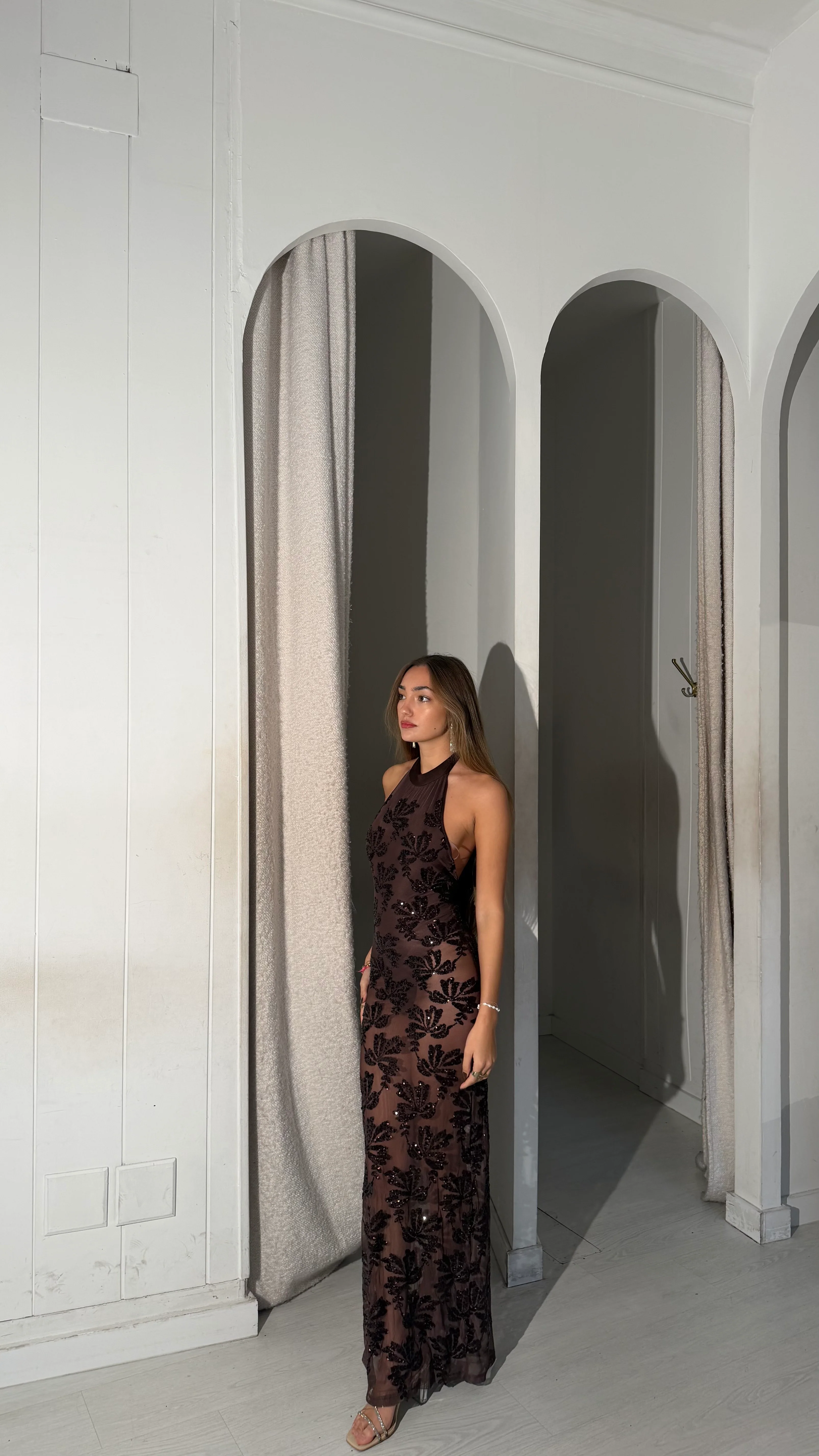 Muse dress - chocolate - Image 3