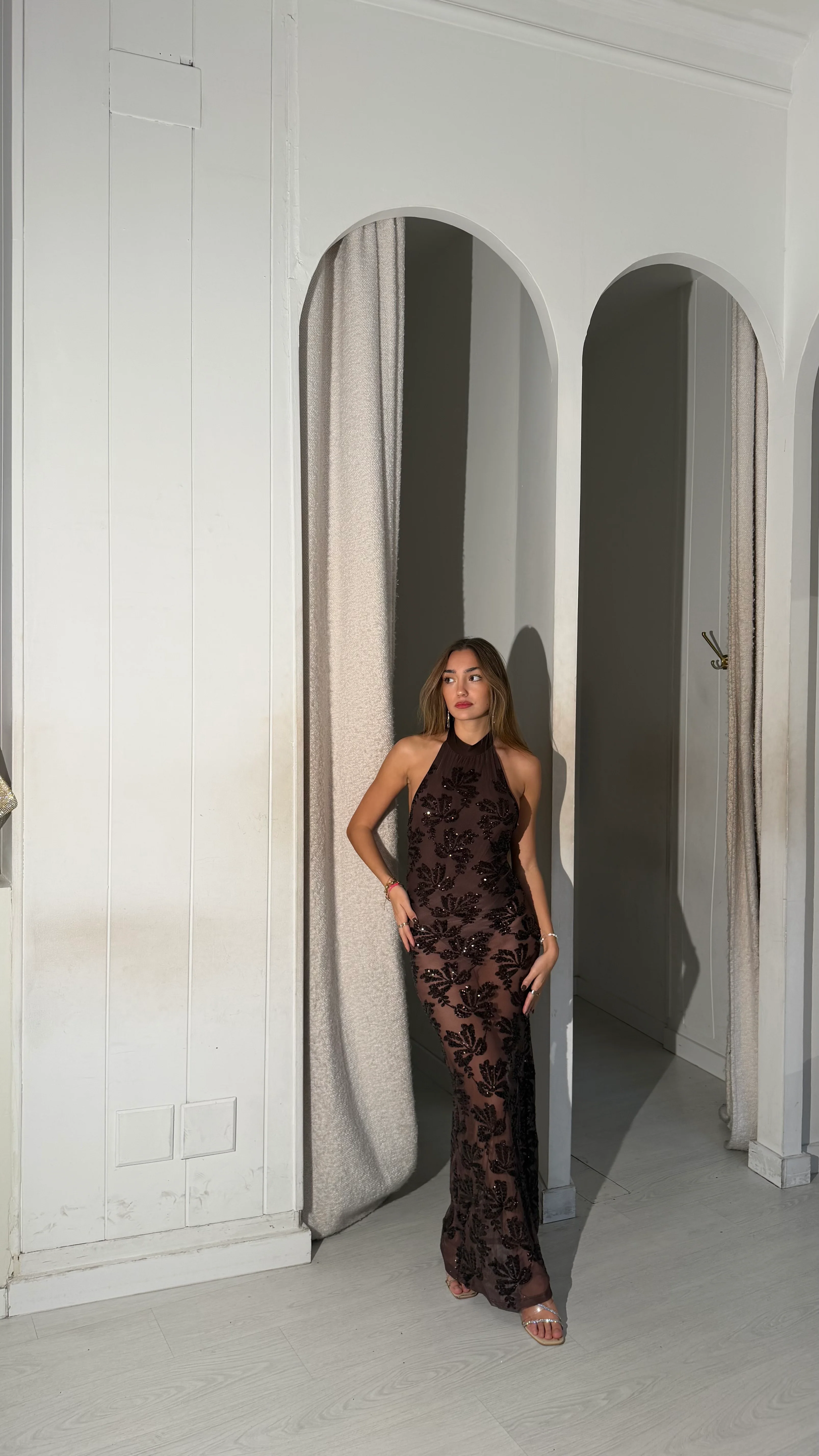 Muse dress - chocolate - Image 4