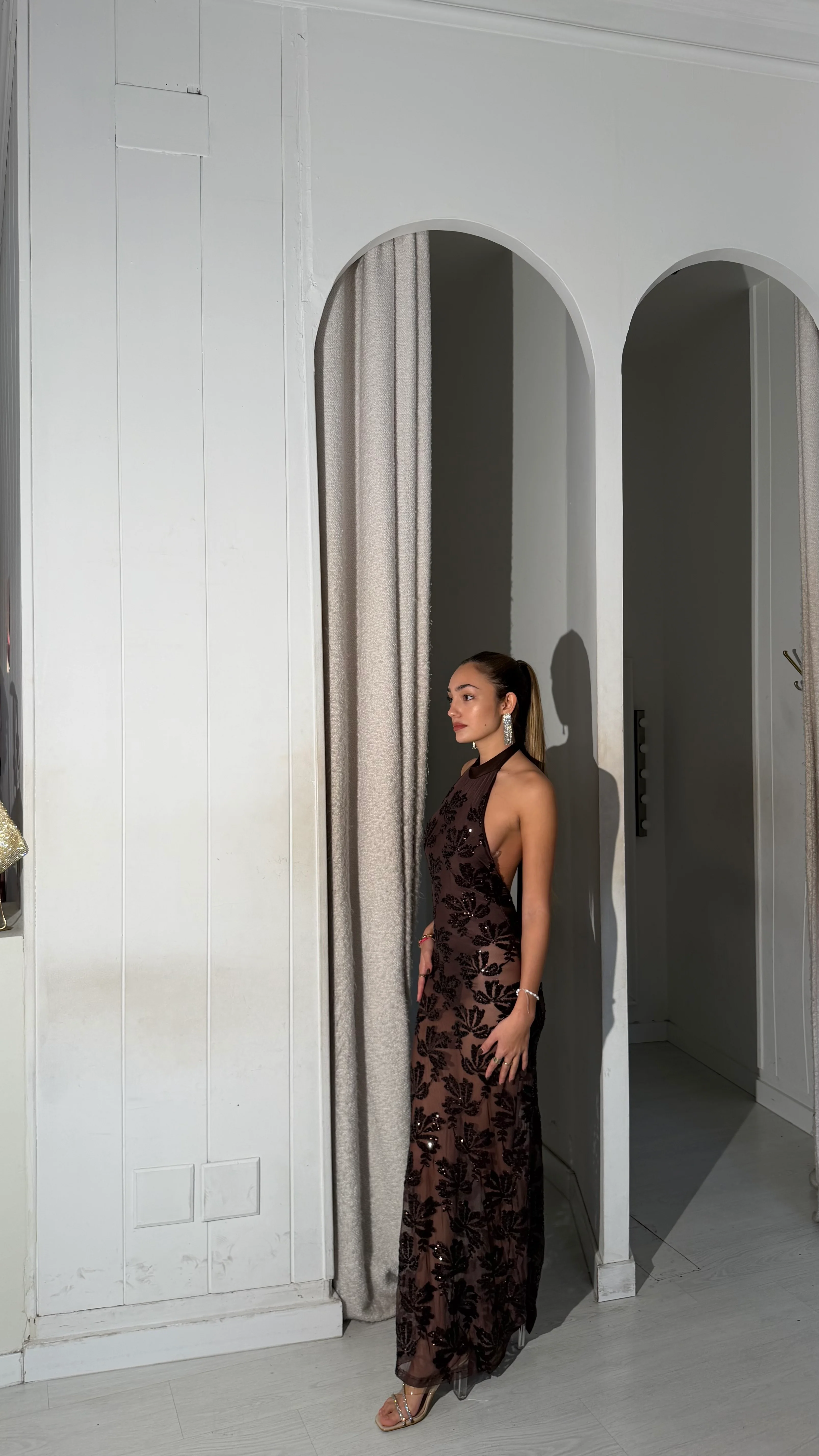 Muse dress - chocolate - Image 5