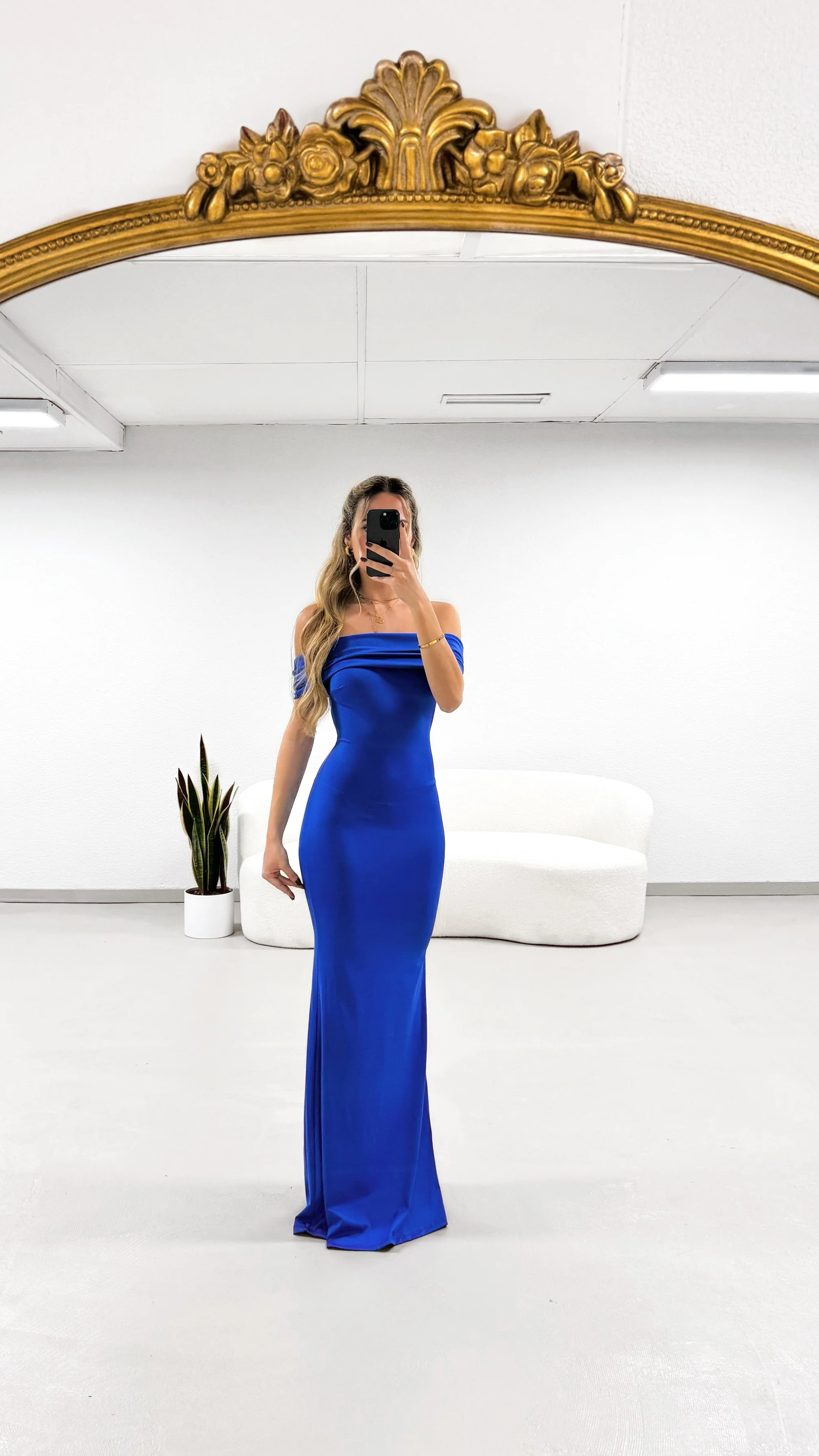 Nina dress - electric blue - Image 3