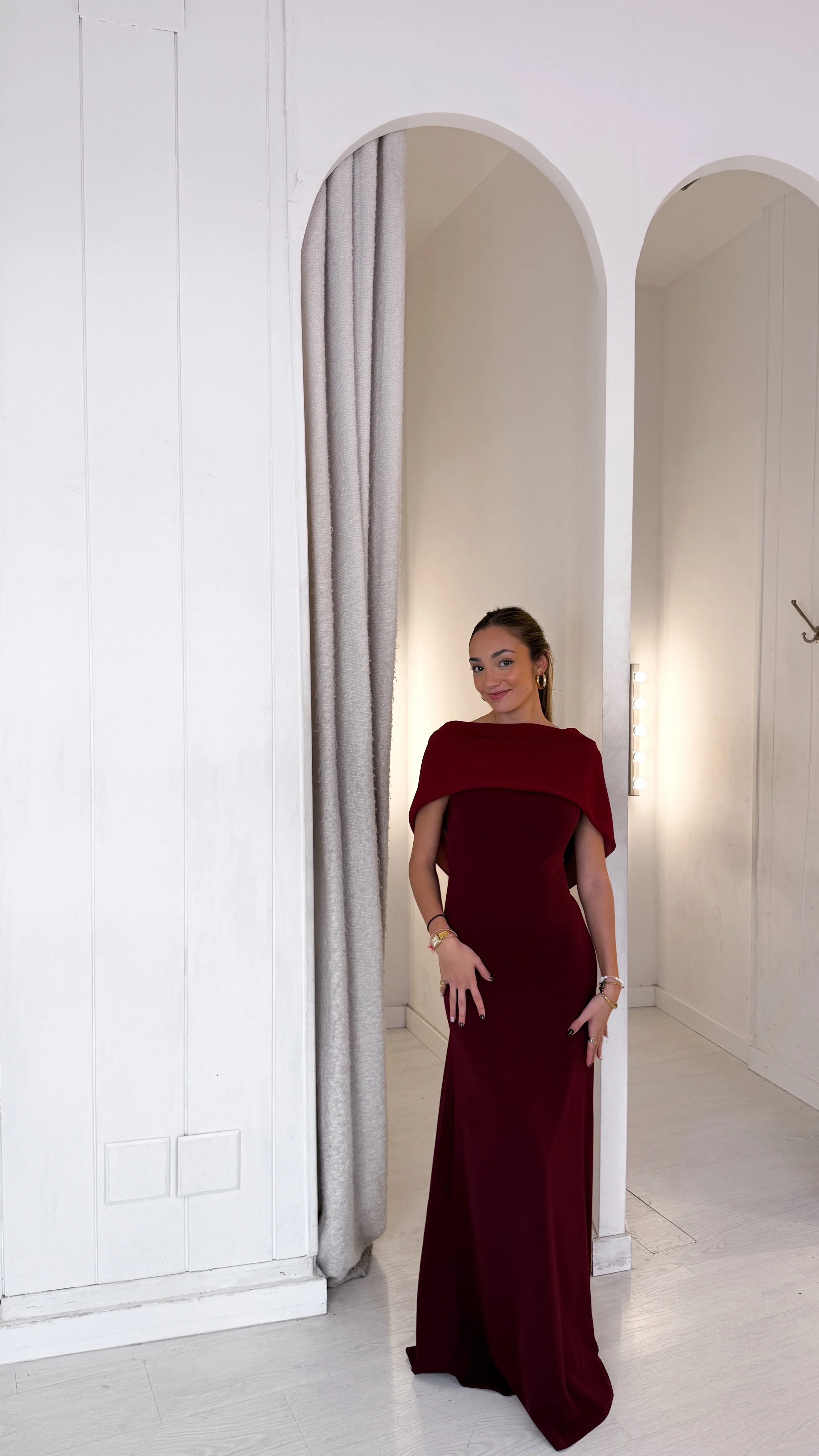 Portofino dress - burdeos