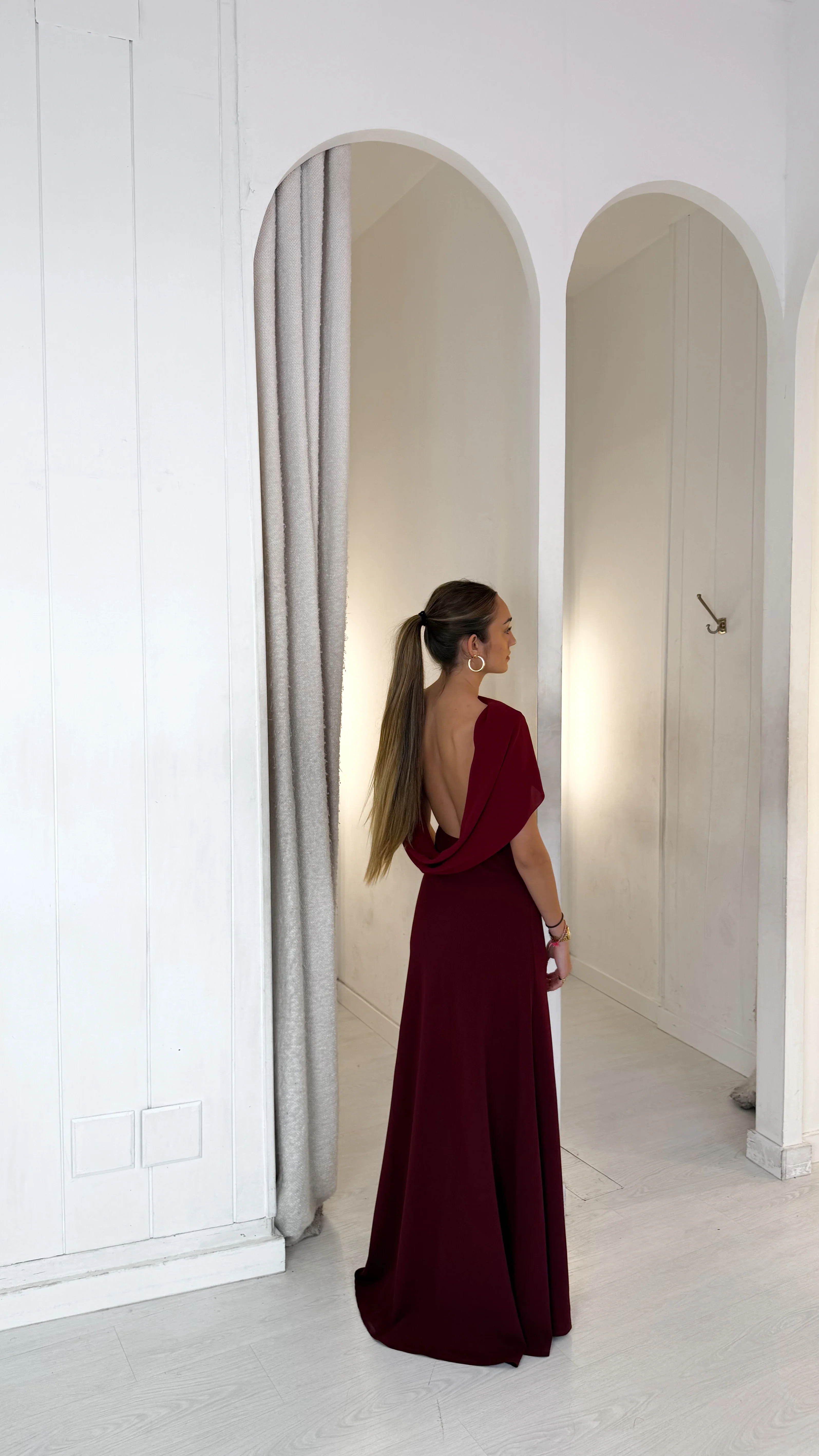 Portofino dress - burdeos - Image 3