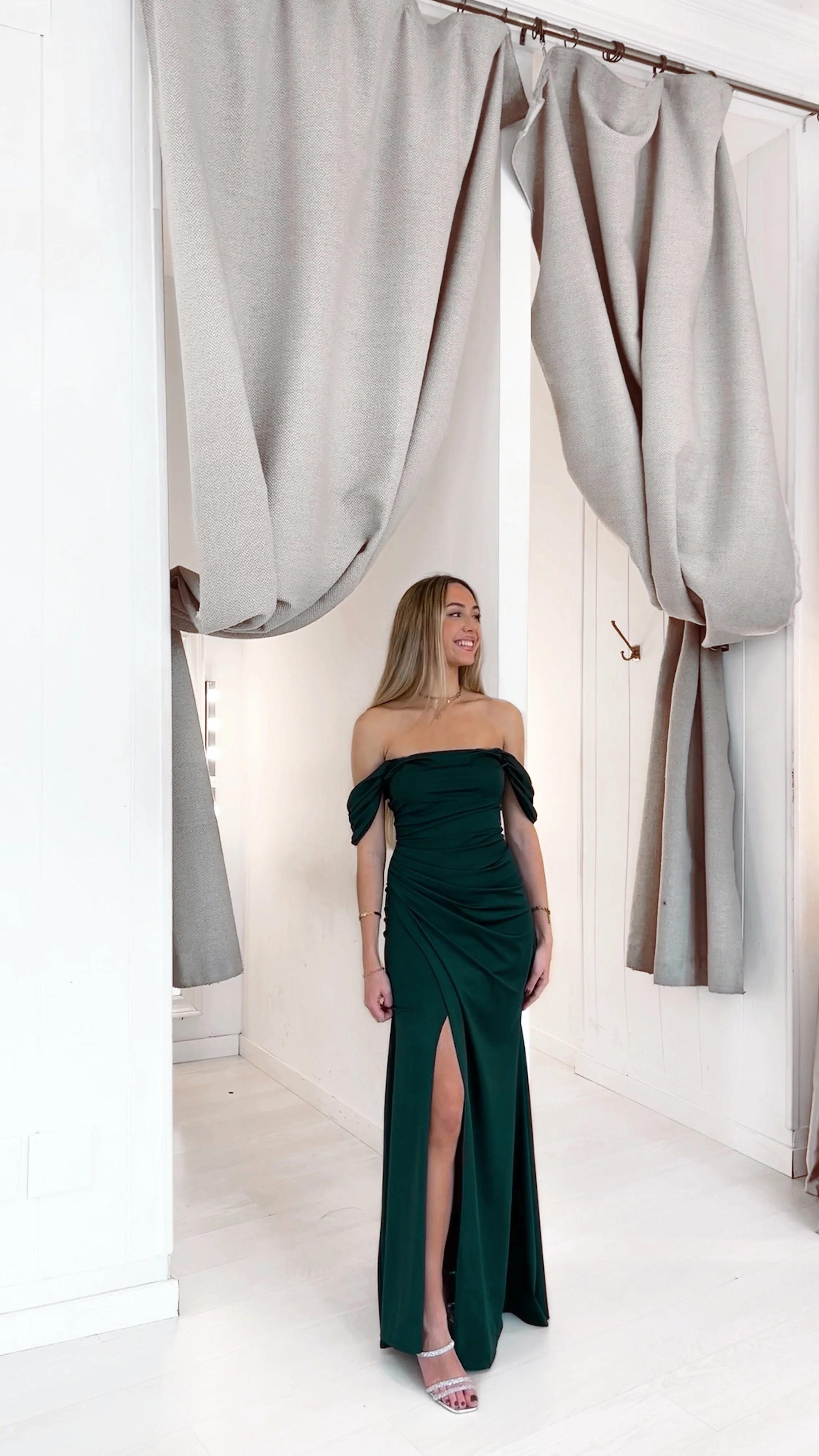 Scarlett dress - verde botella - Image 3