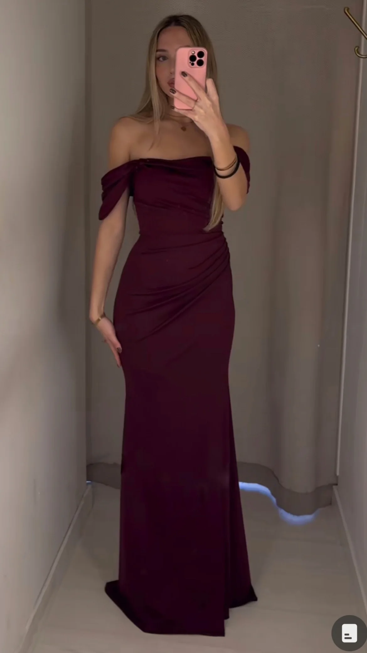 Scarlett dress - burgundy - Image 2
