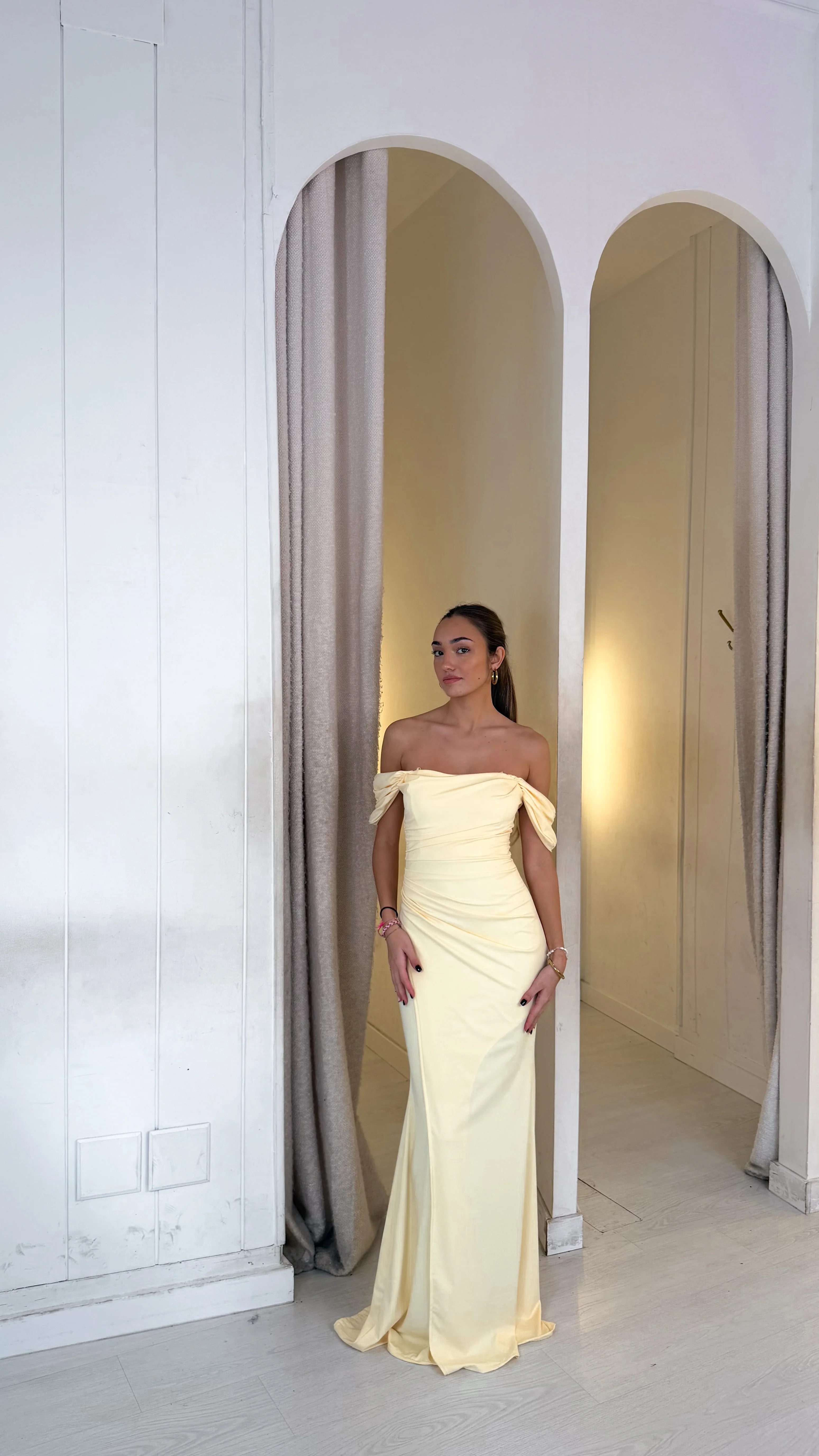 Scarlett dress - mantequilla