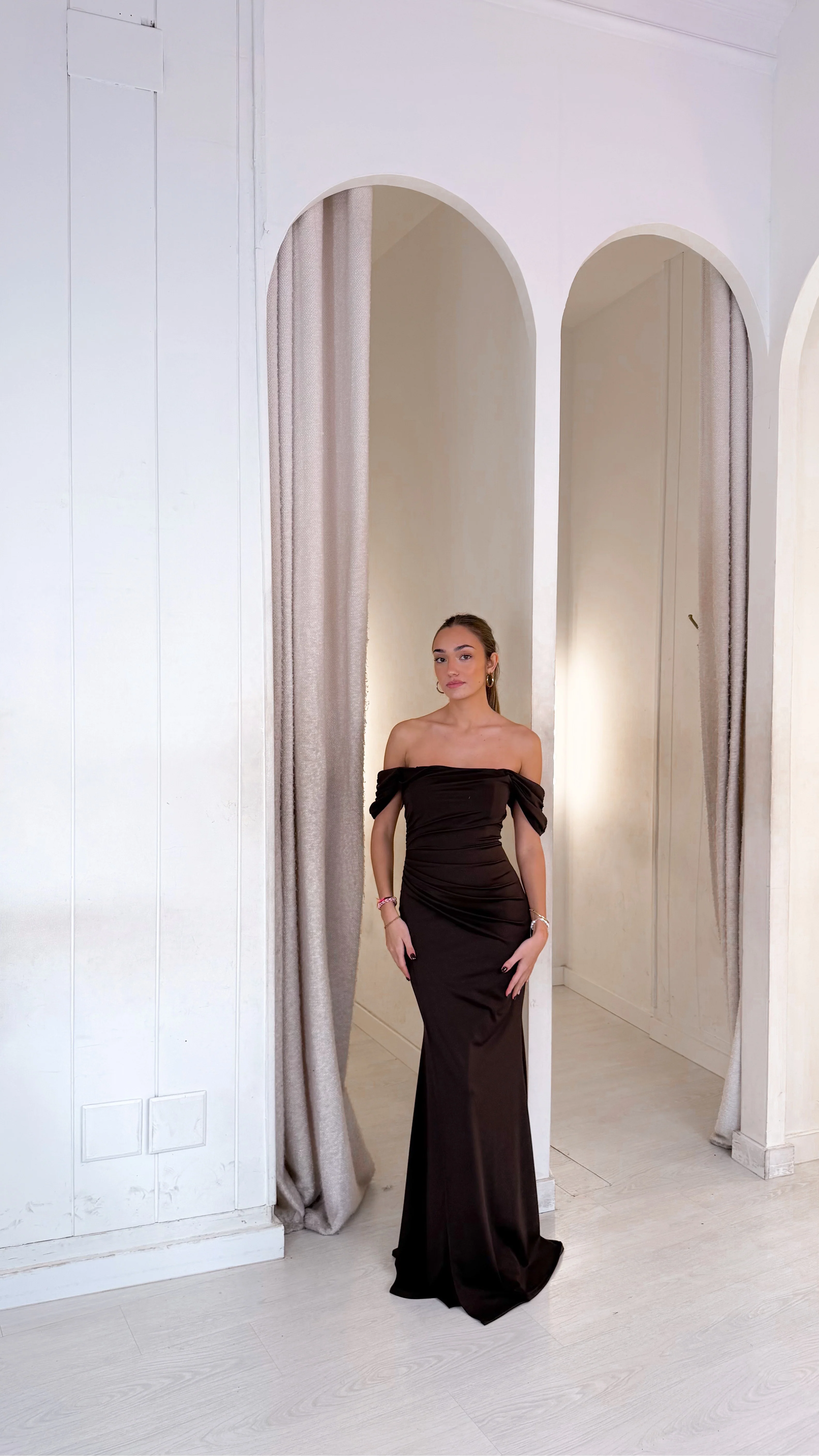 Scarlett dress - marrón